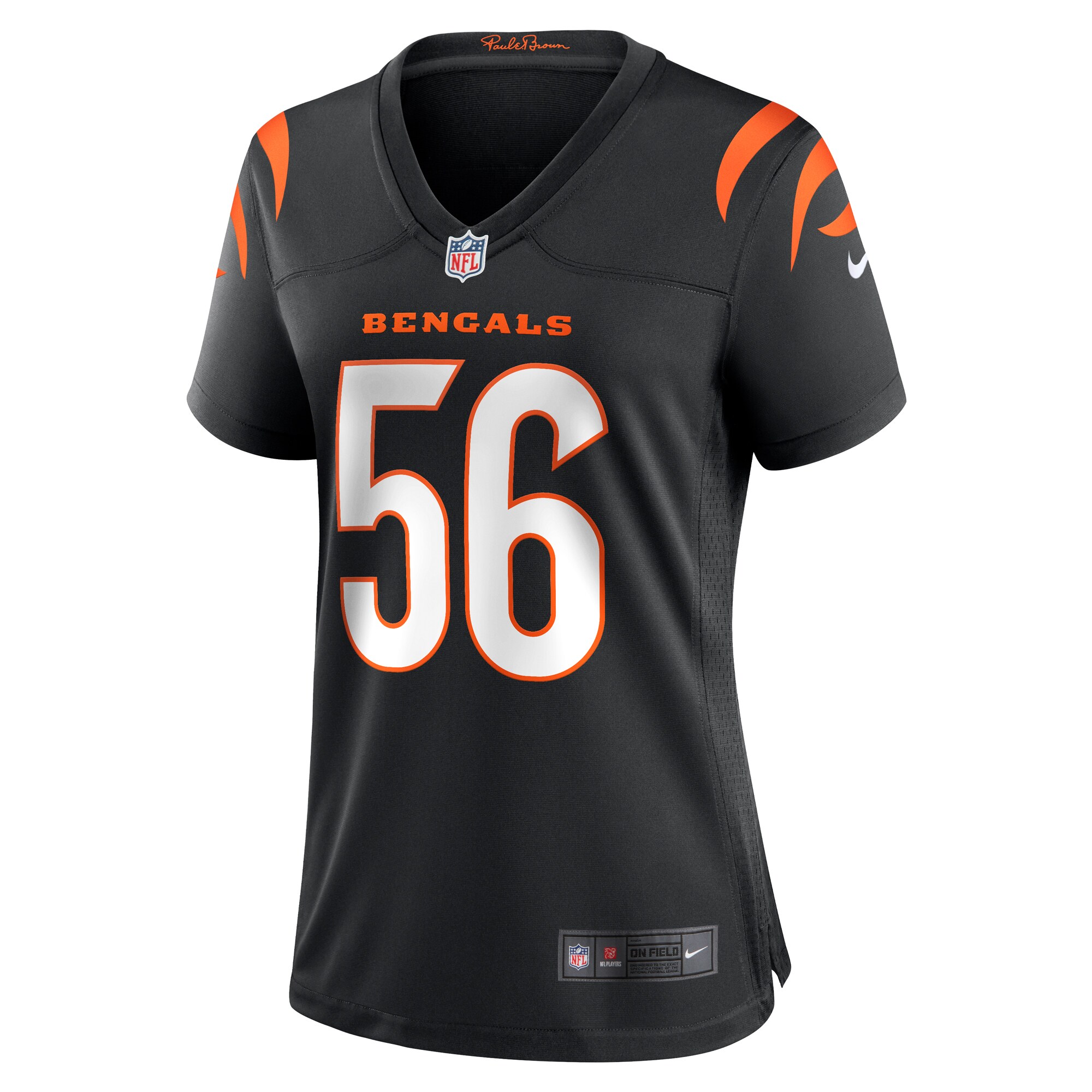 Garrett Nelson Cincinnati Bengals Women's  Game Jersey -  Black