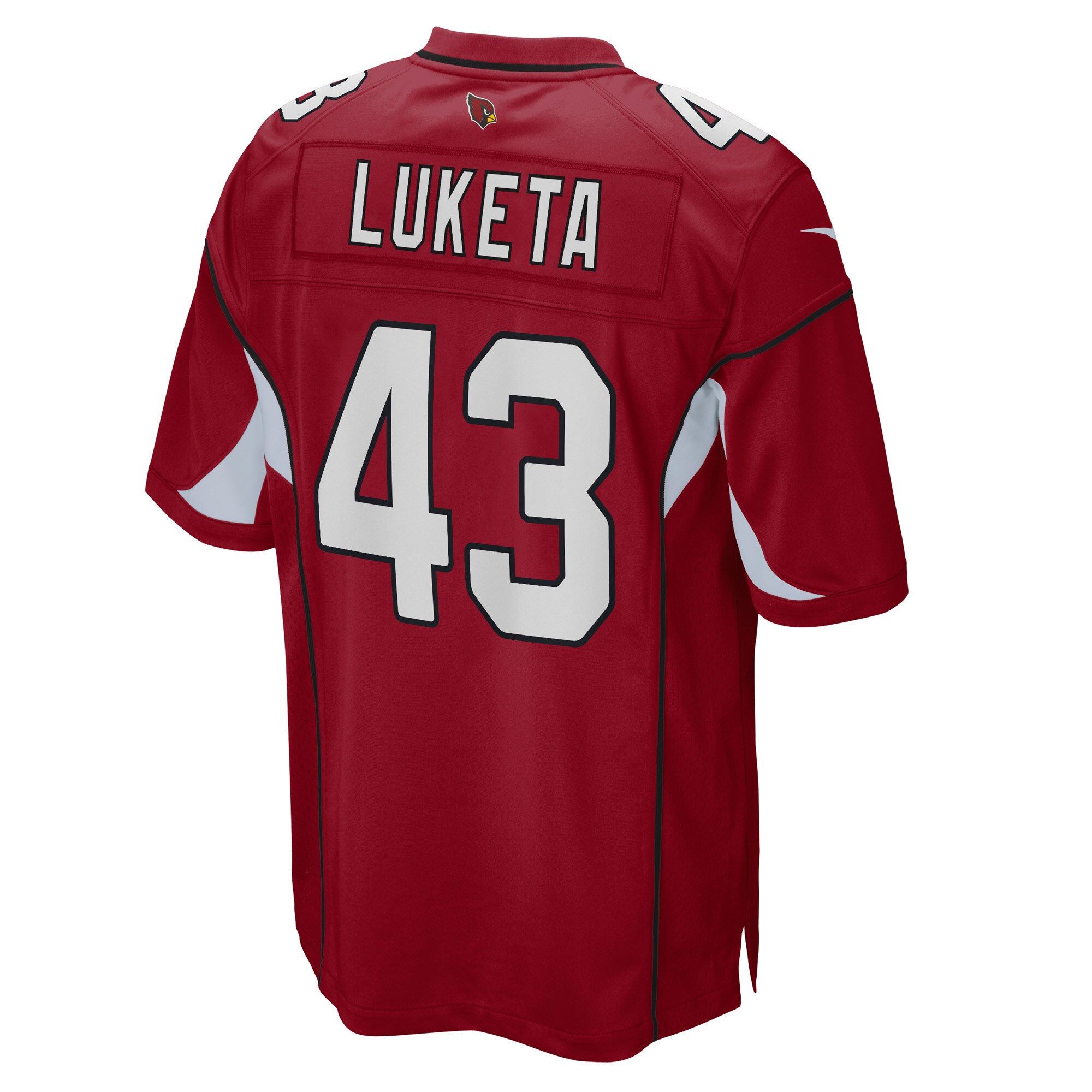 Jesse Luketa Arizona Cardinals  Game Player Jersey - Cardinal