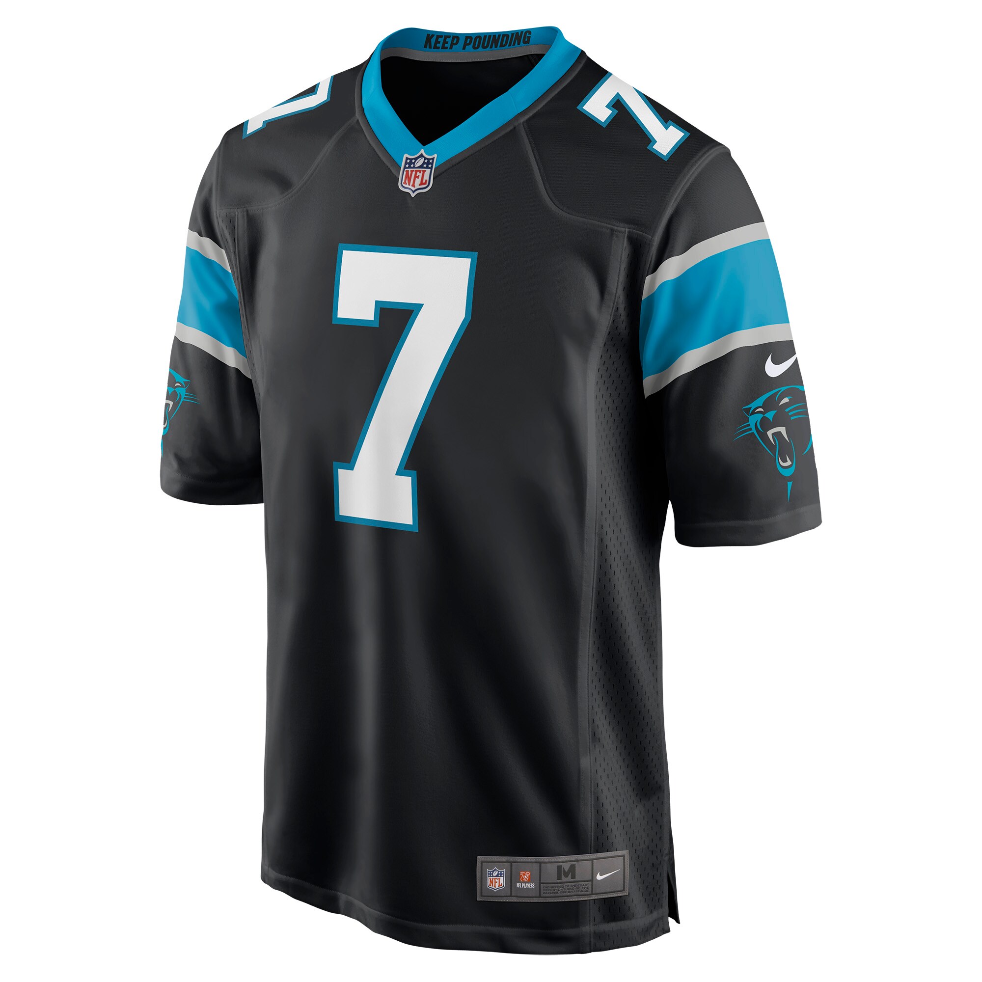 Shaq Thompson Carolina Panthers  Player Game Jersey - Black