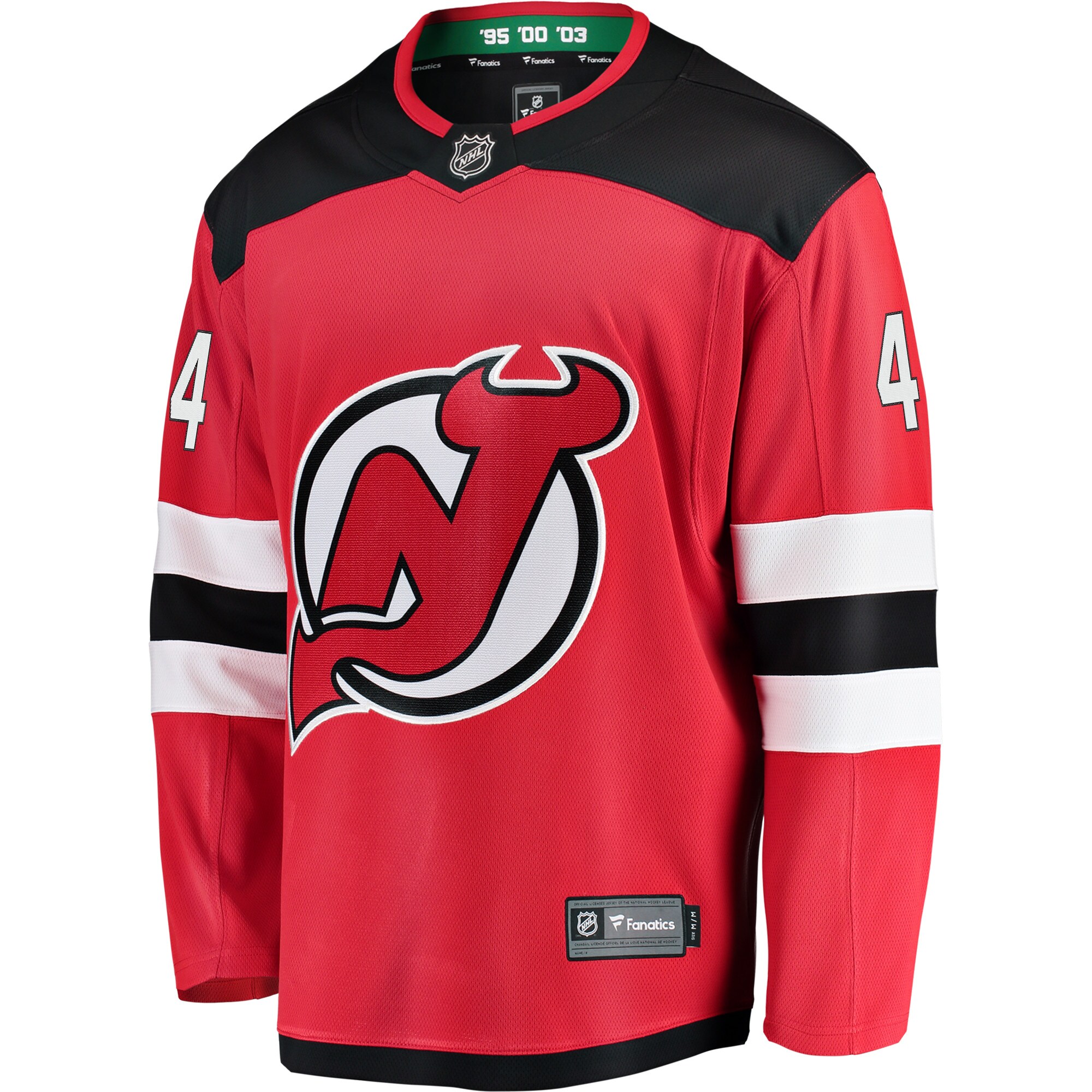 Miles Wood New Jersey Devils Home Breakaway Player Jersey - Red