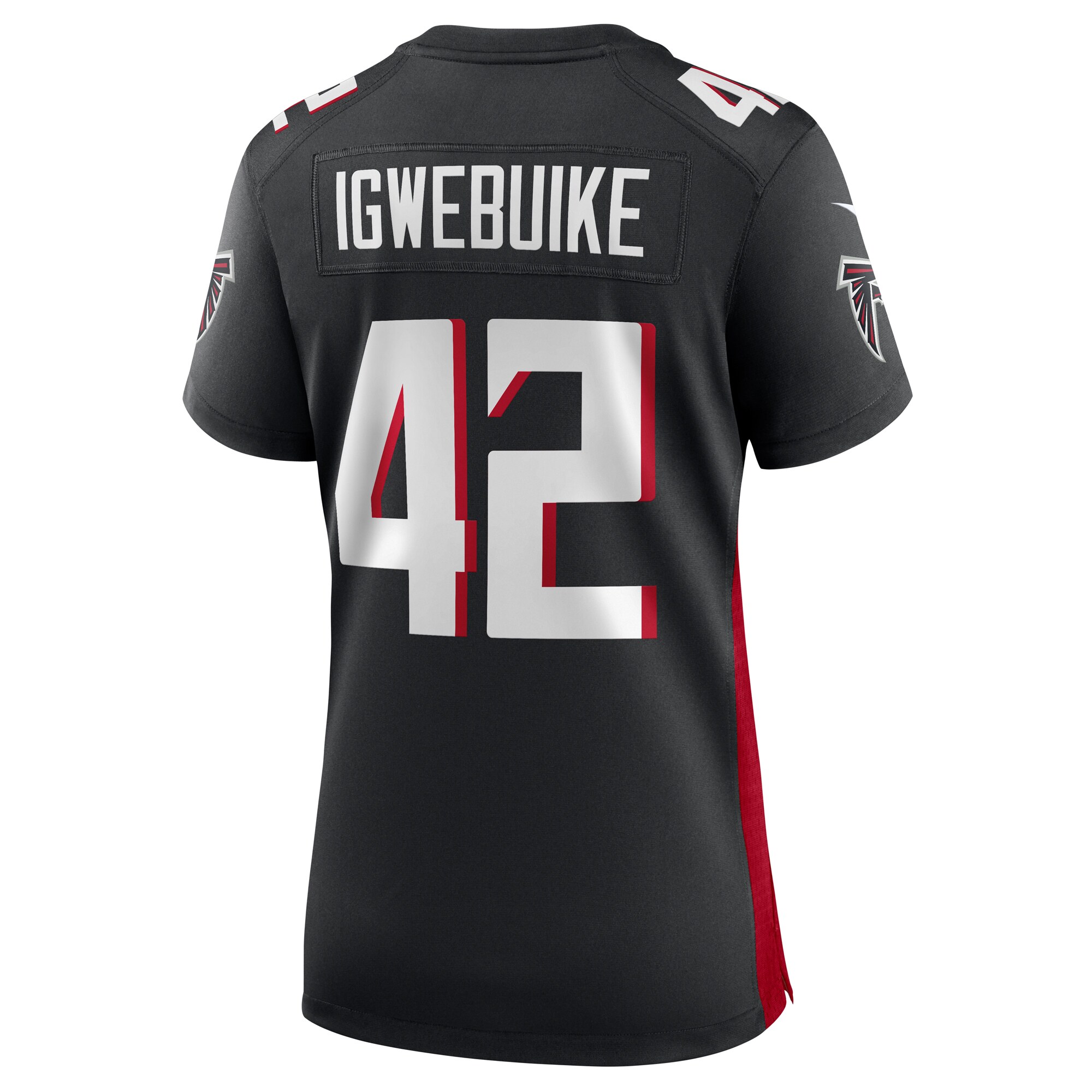Godwin Igwebuike Atlanta Falcons Women's  Game Jersey -  Black