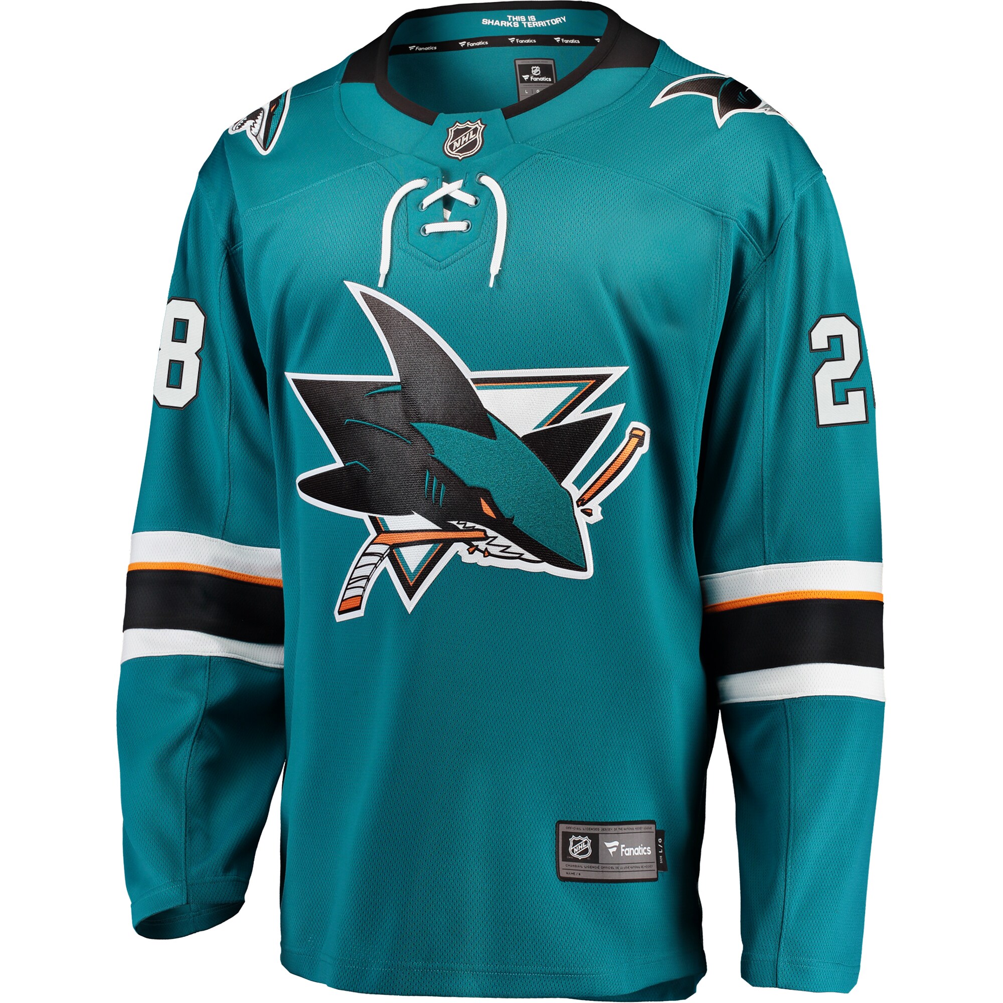 Timo Meier San Jose Sharks Home Premier Breakaway Player Jersey - Teal