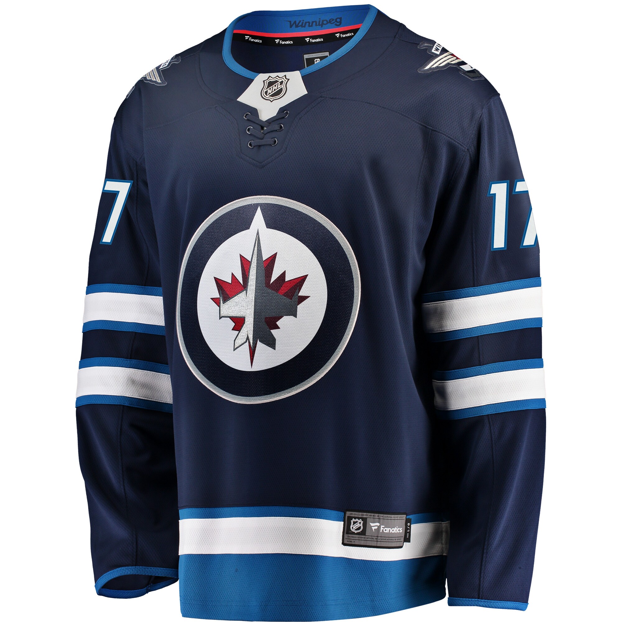Adam Lowry Winnipeg Jets Breakaway Replica Jersey - Navy