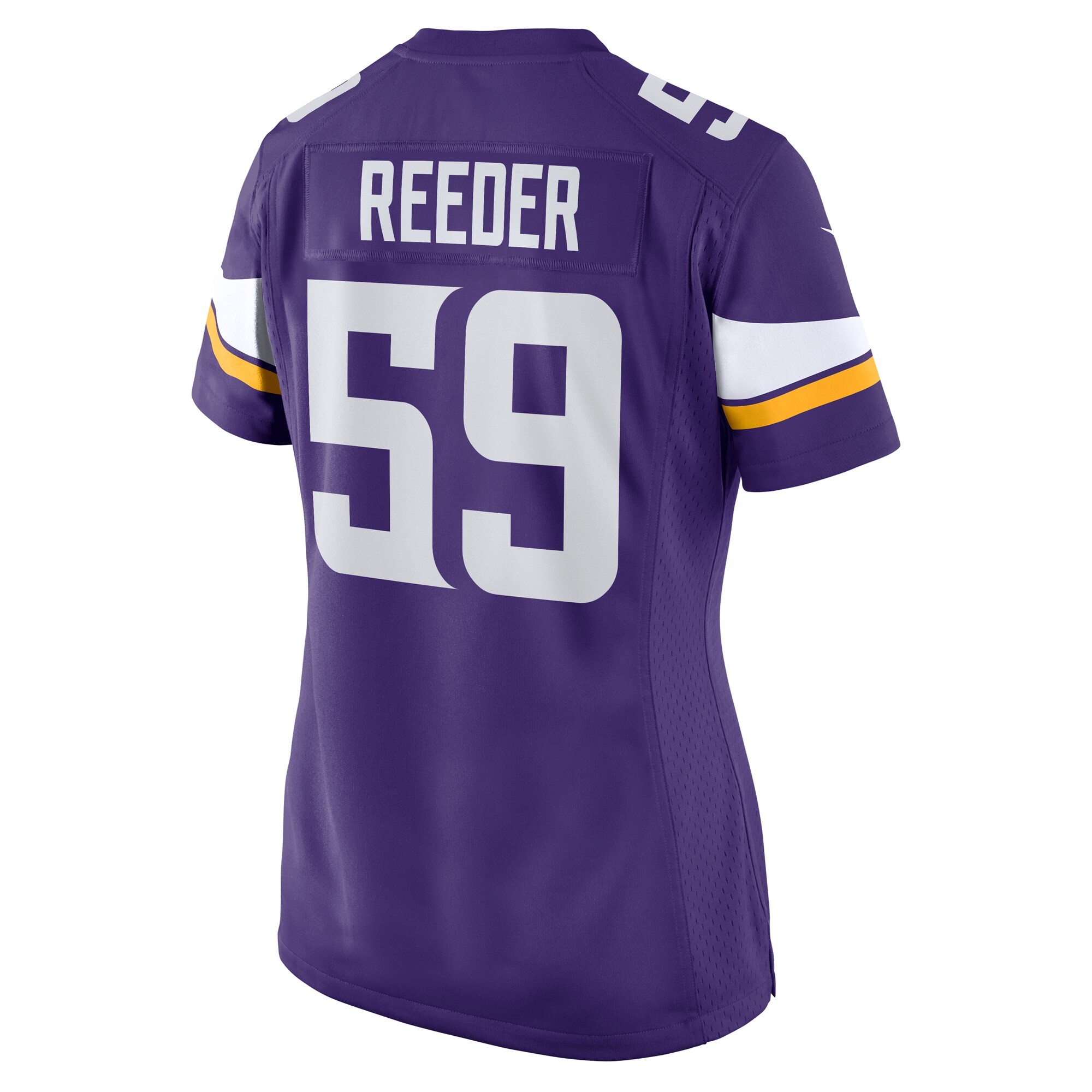 Troy Reeder Minnesota Vikings  Women's Game Jersey - Purple