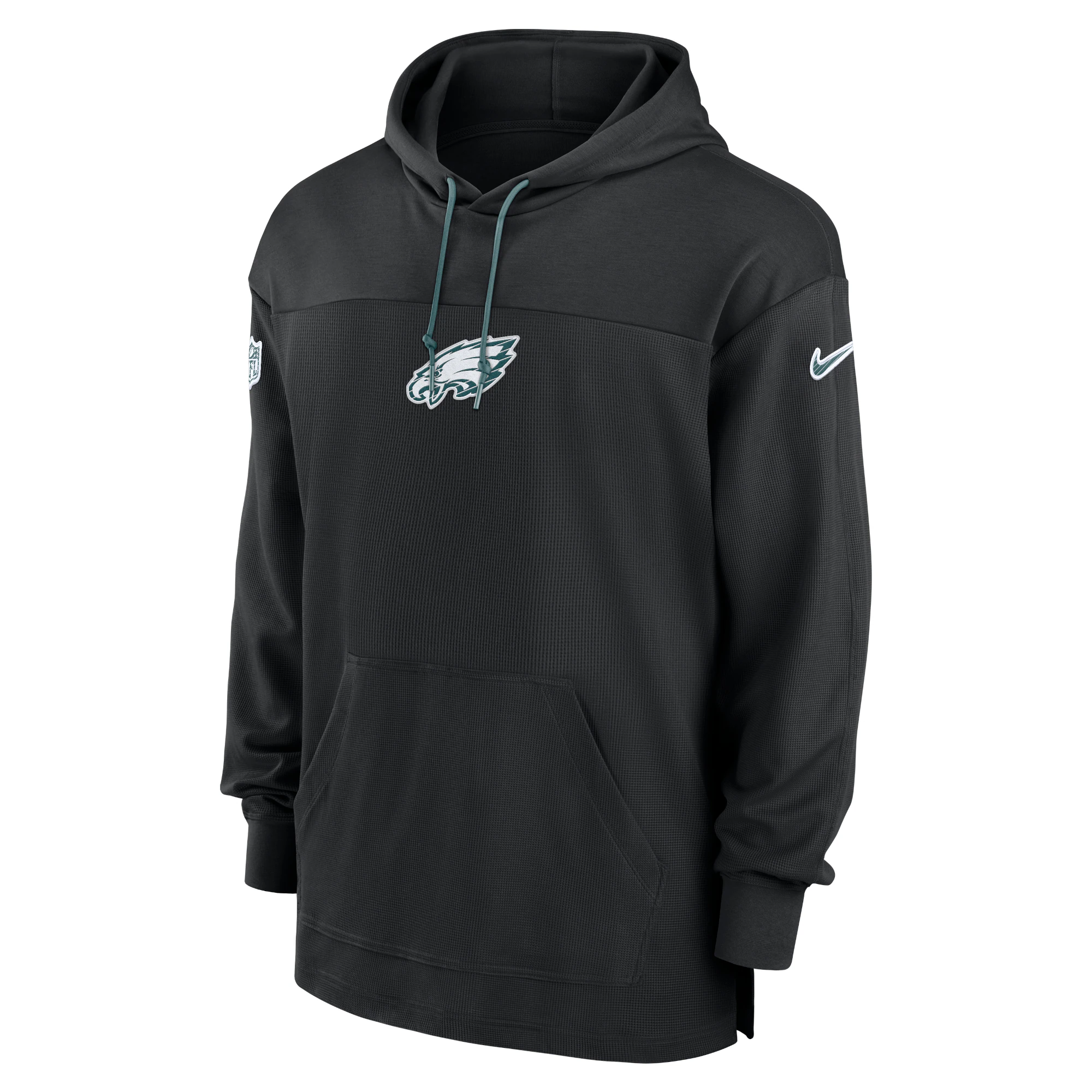 Philadelphia Eagles Sideline Jersey Performance Pullover Hoodie - Black