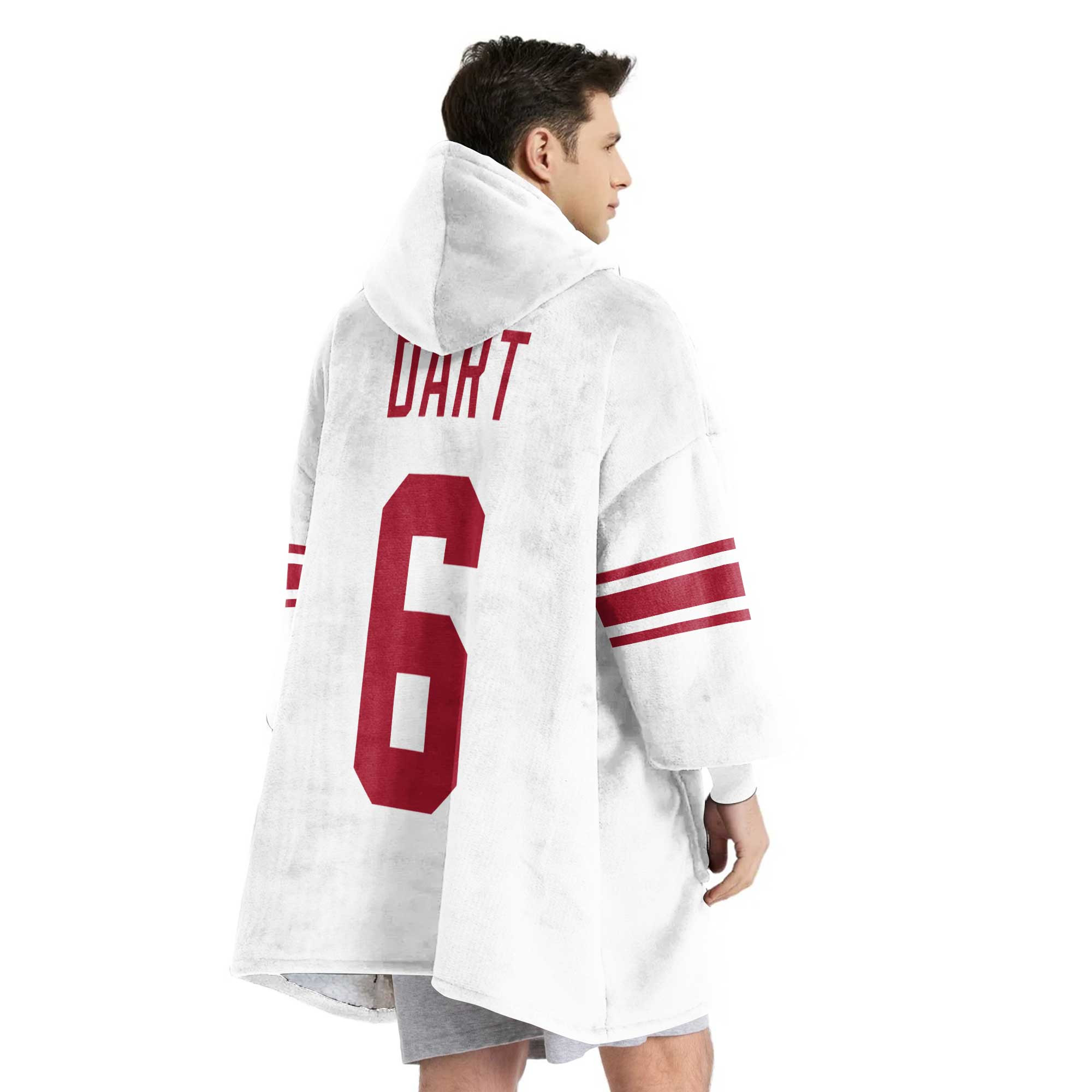 Adult J.D 6 New York G Football Unisex Blanket Hoodie