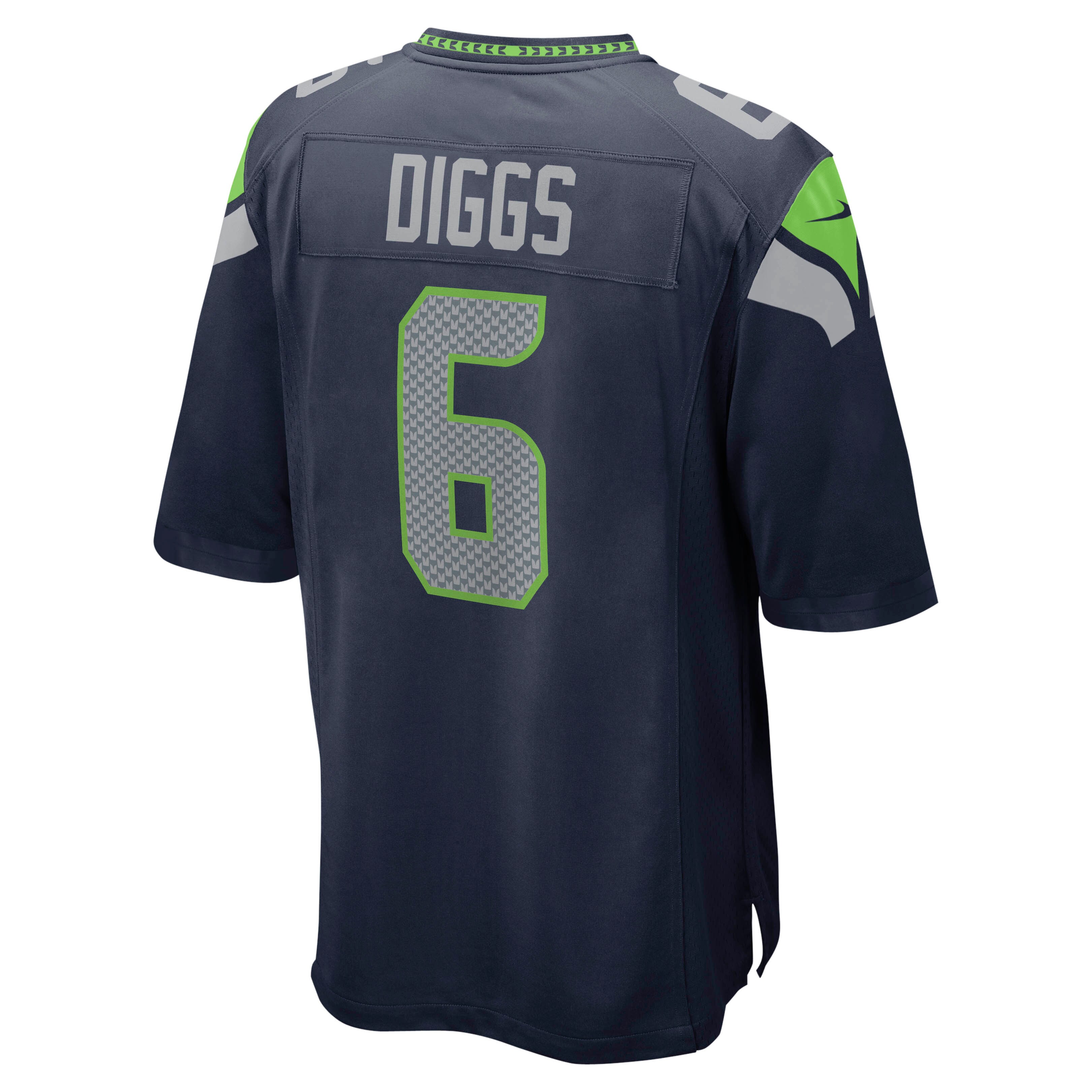 Quandre Diggs Seattle Seahawks  Game Jersey - College Navy