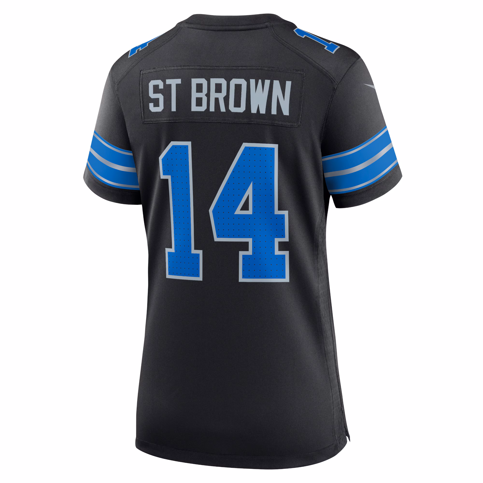 Amon-Ra St. Brown Detroit Lions Women's 2nd Alternate Game Jersey - Black