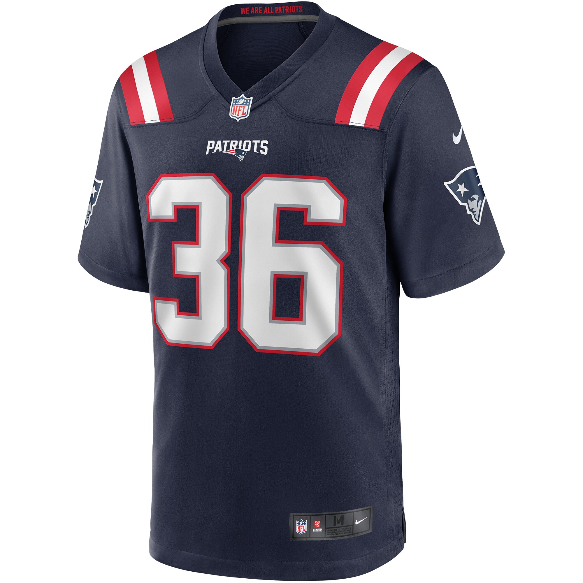 Lawyer Milloy New England Patriots Game Retired Player Jersey - Navy