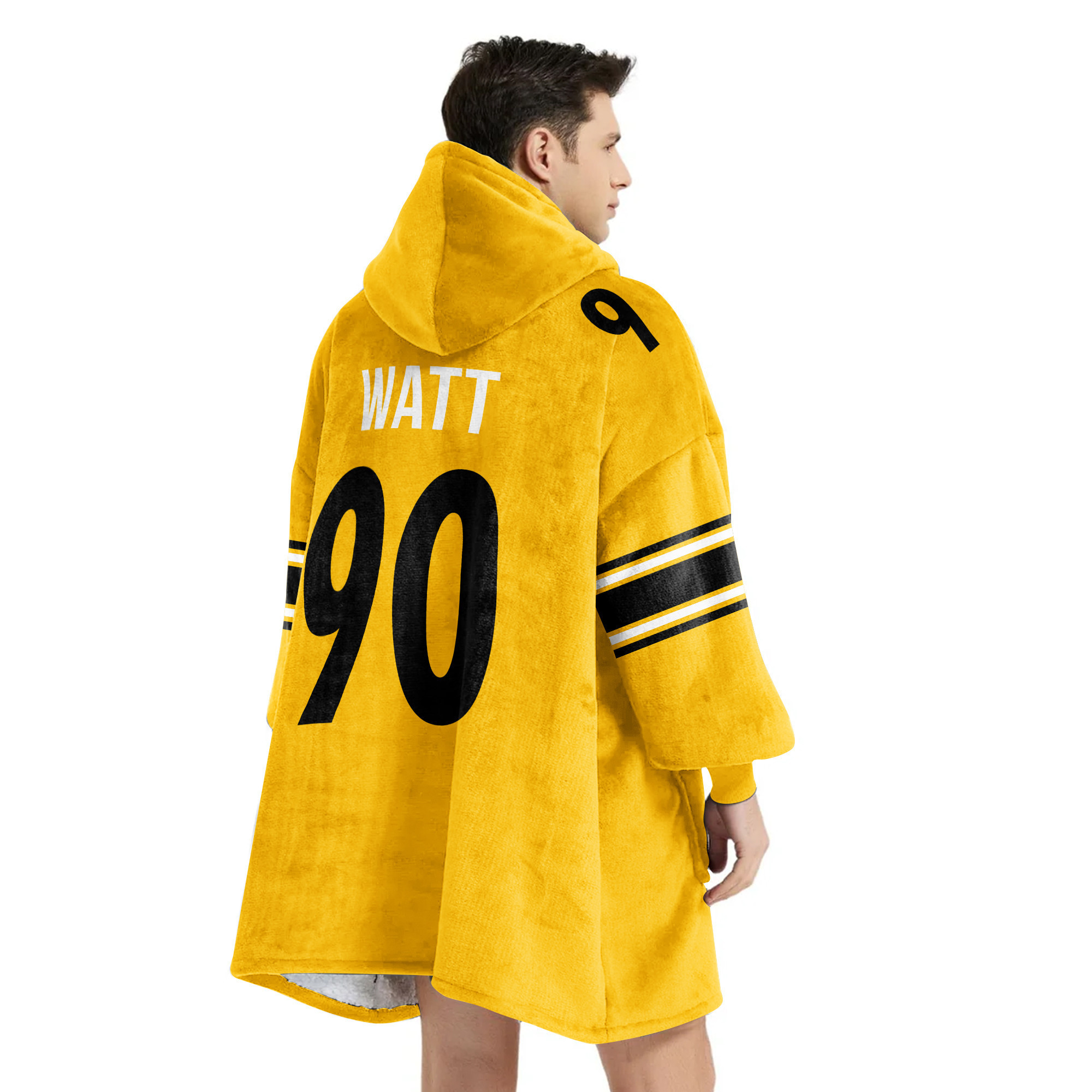 Adult T.J.W 90 Pittsburgh Football Unisex Blanket Hoodie