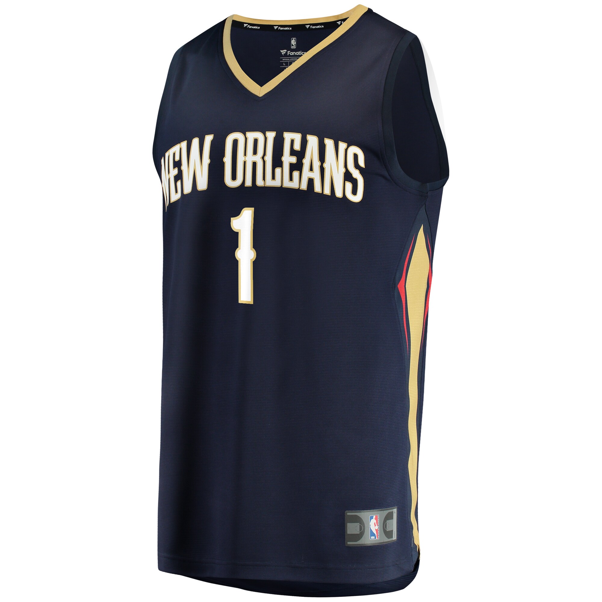 Zion Williamson New Orleans Pelicans  Youth Replica Fast Break Jersey Navy - Icon Edition