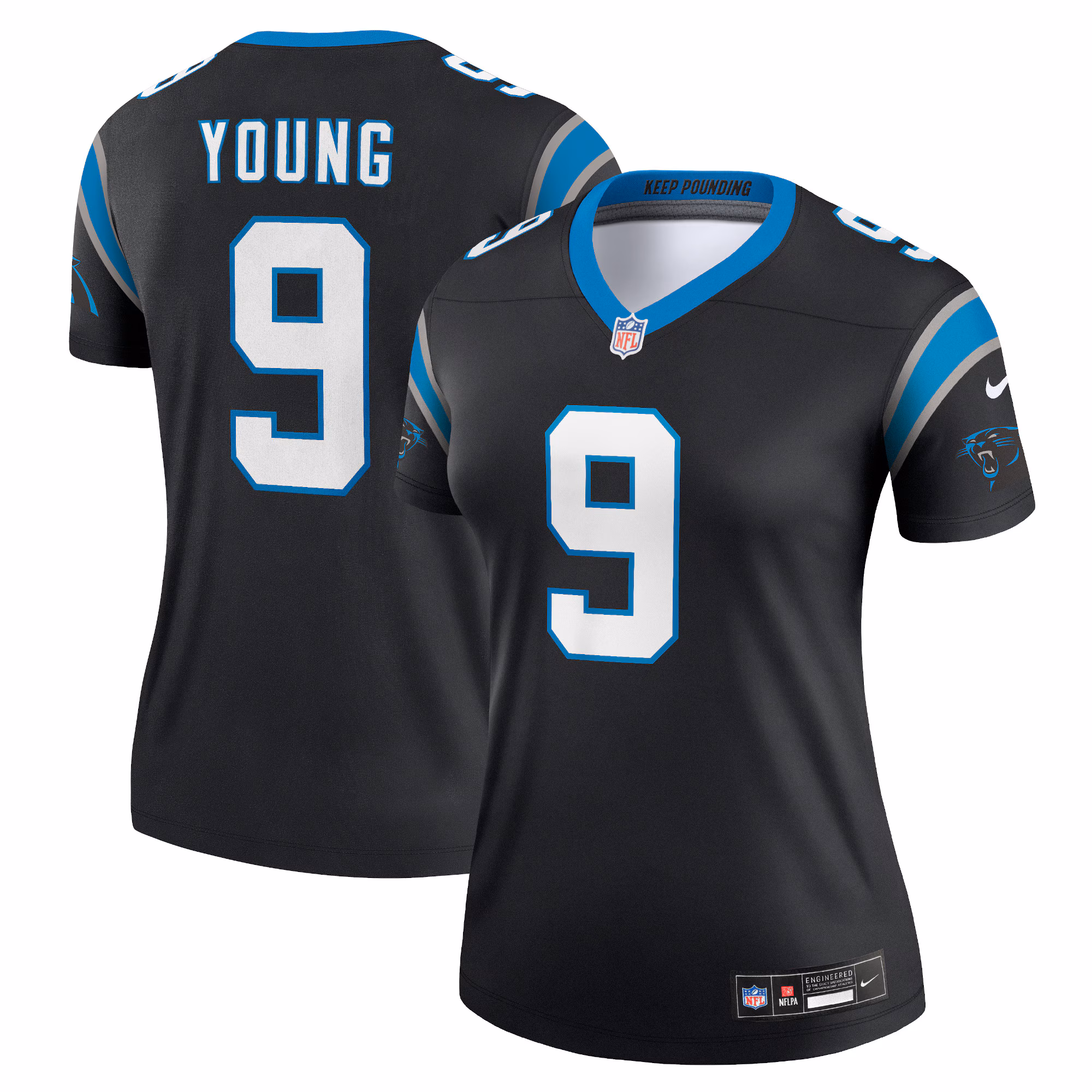 Bryce Young Carolina Panthers Women's  Legend Jersey - Black