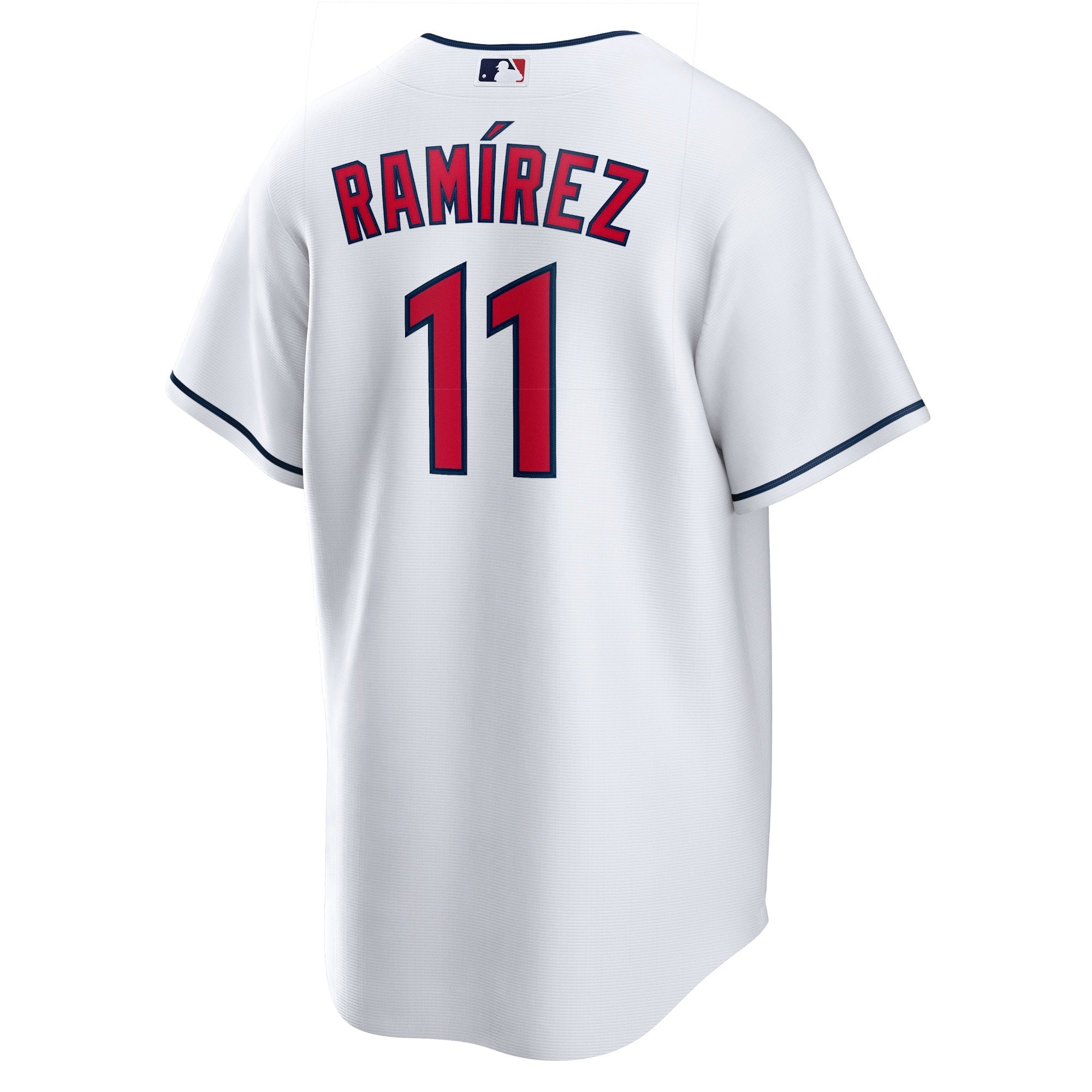 Men's Cleveland Guardians José RamÃrez  White Replica Player Jersey