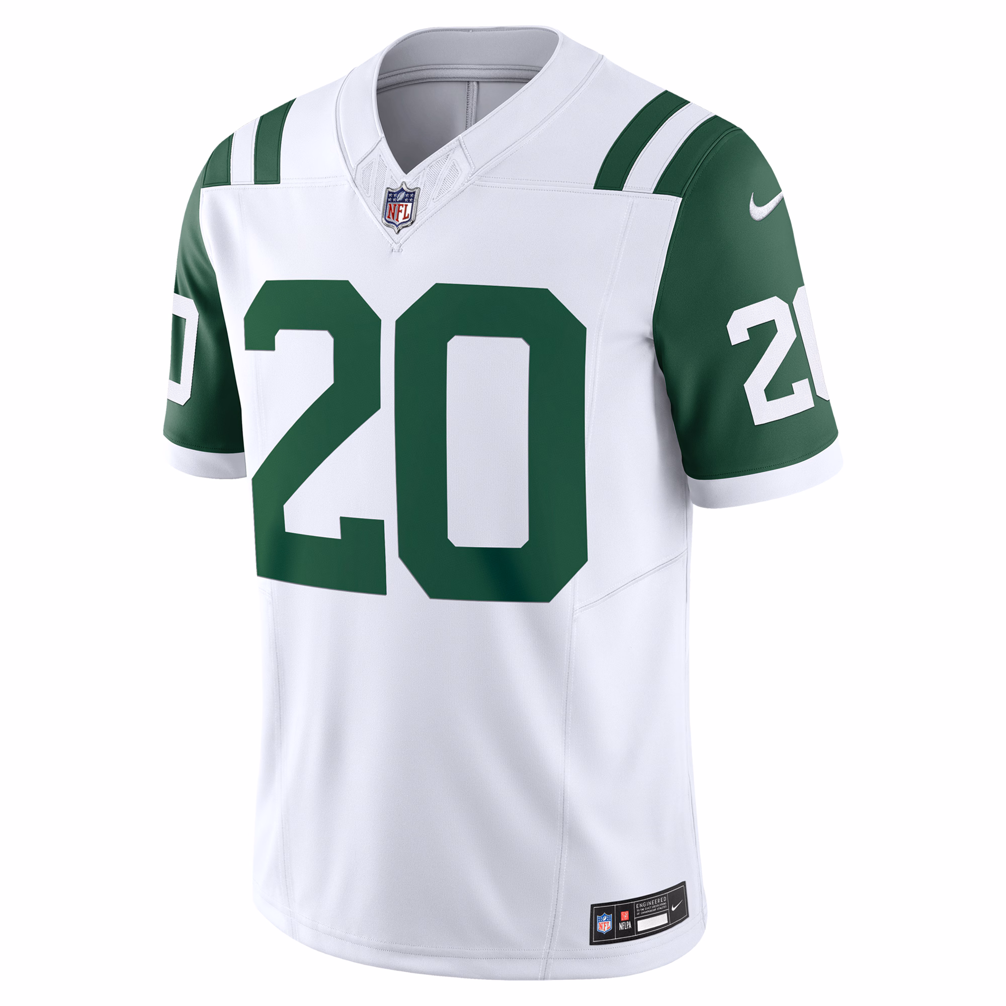 Breece Hall New York Jets Classic Alternate Vapor F.U.S.E. Limited Jersey - White