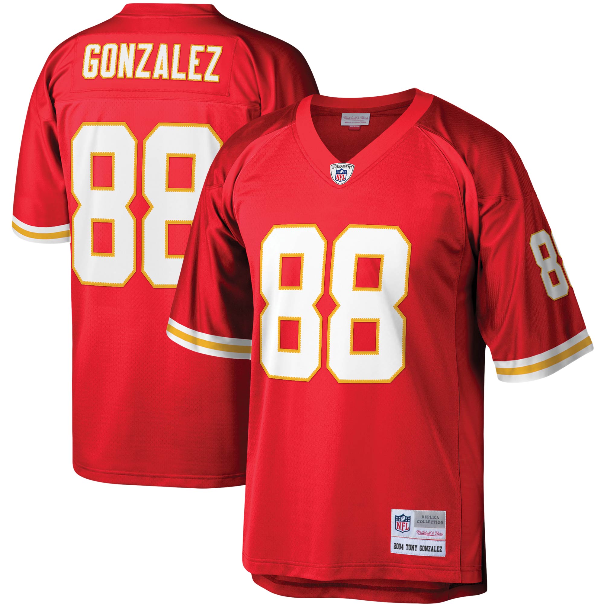 Tony Gonzalez Kansas City Chiefs  2004 Legacy Replica Jersey - Red