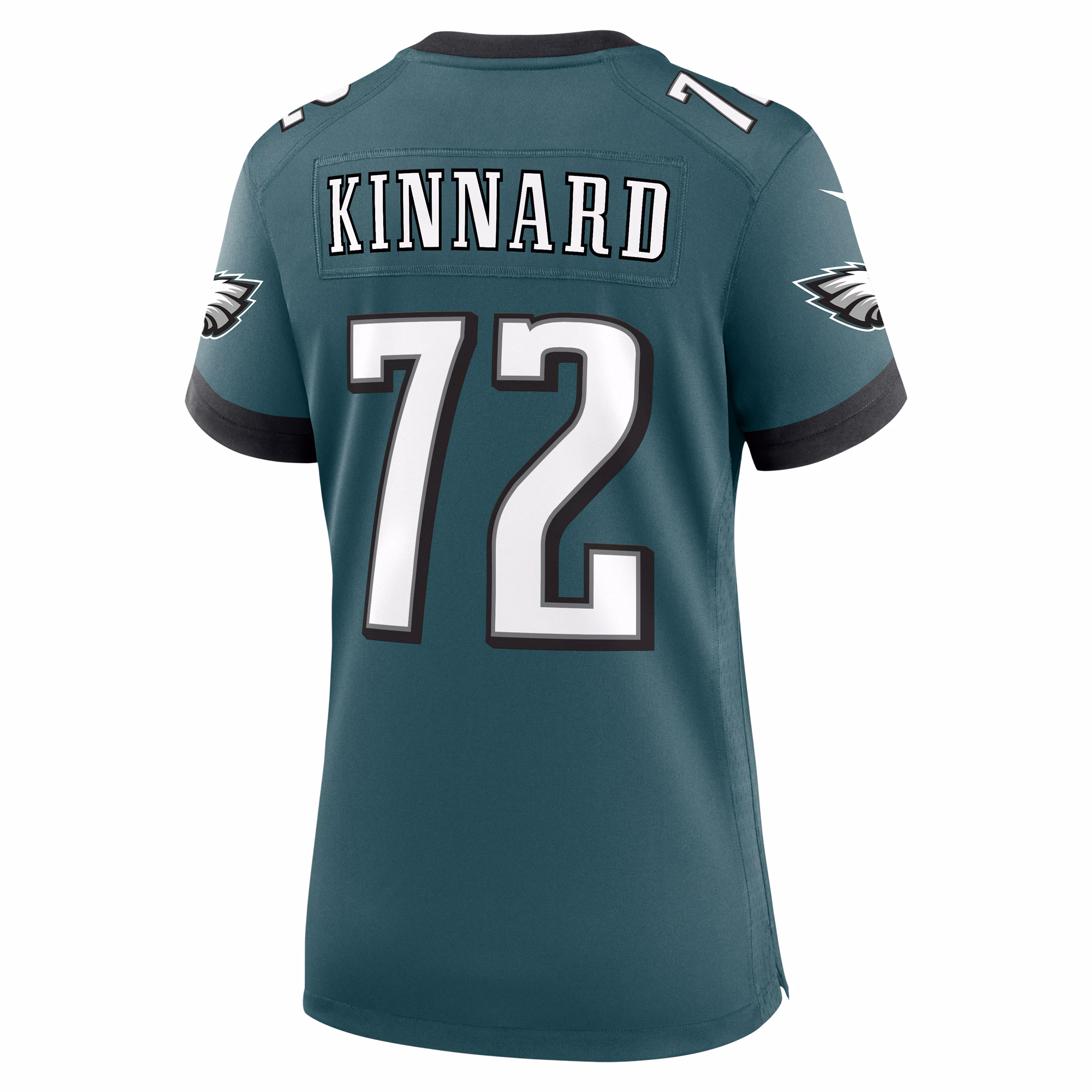 Darian Kinnard Philadelphia Eagles Women's Team Game Jersey - Midnight Green