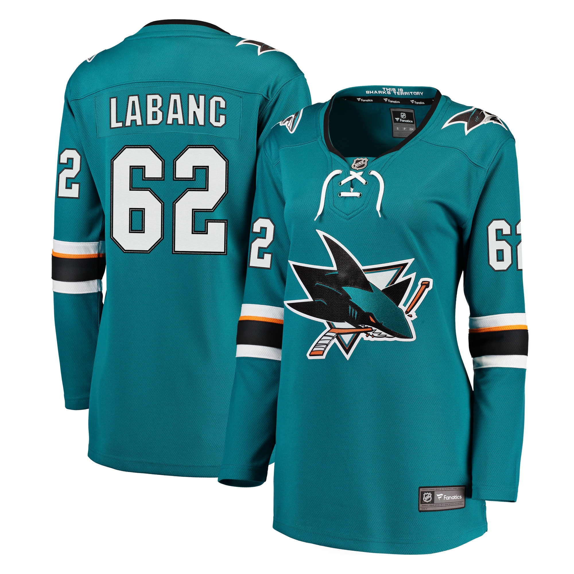 Kevin Labanc San Jose Sharks Women's Breakaway Jersey - Teal