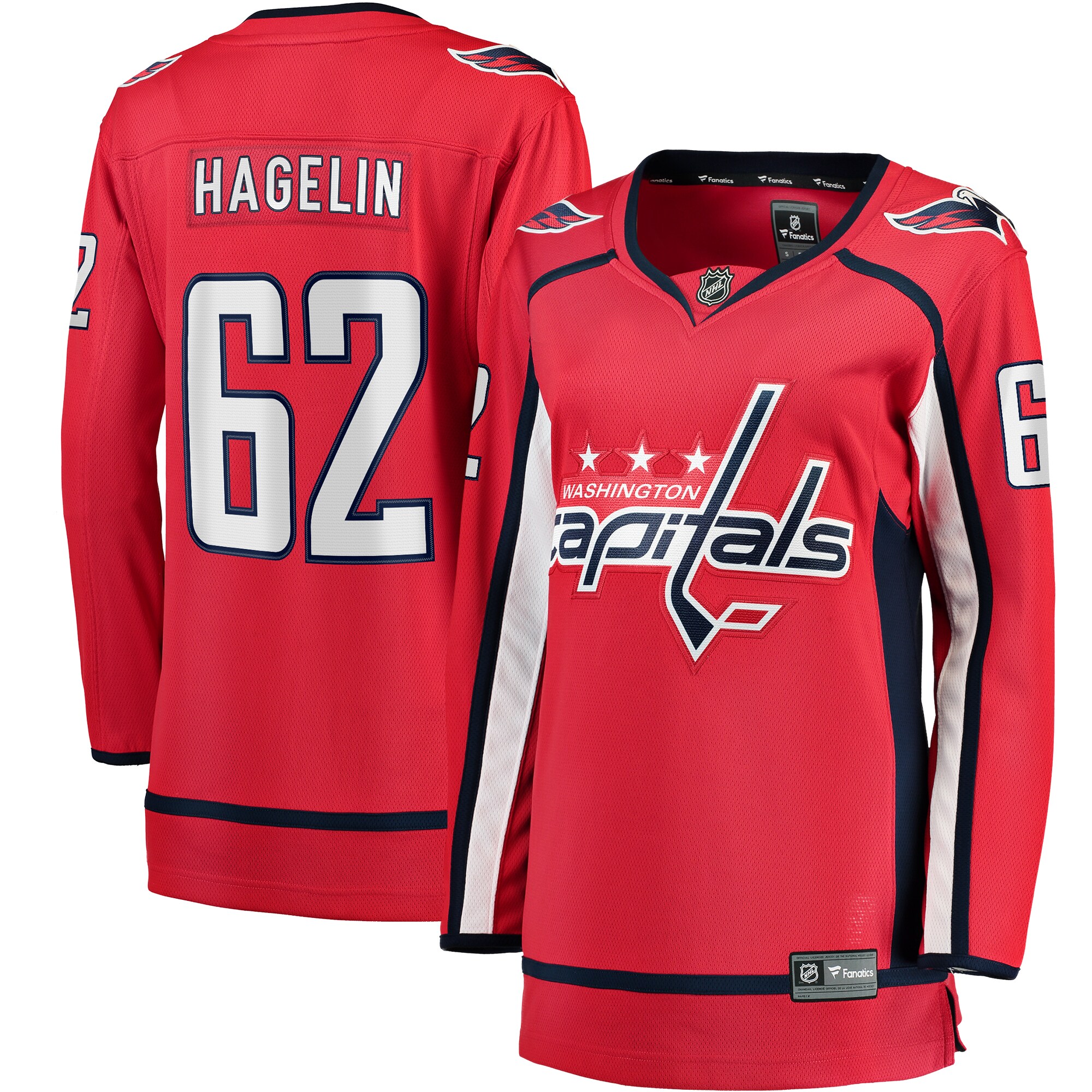 Carl Hagelin Washington Capitals Women's Home Breakaway Player Jersey - Red