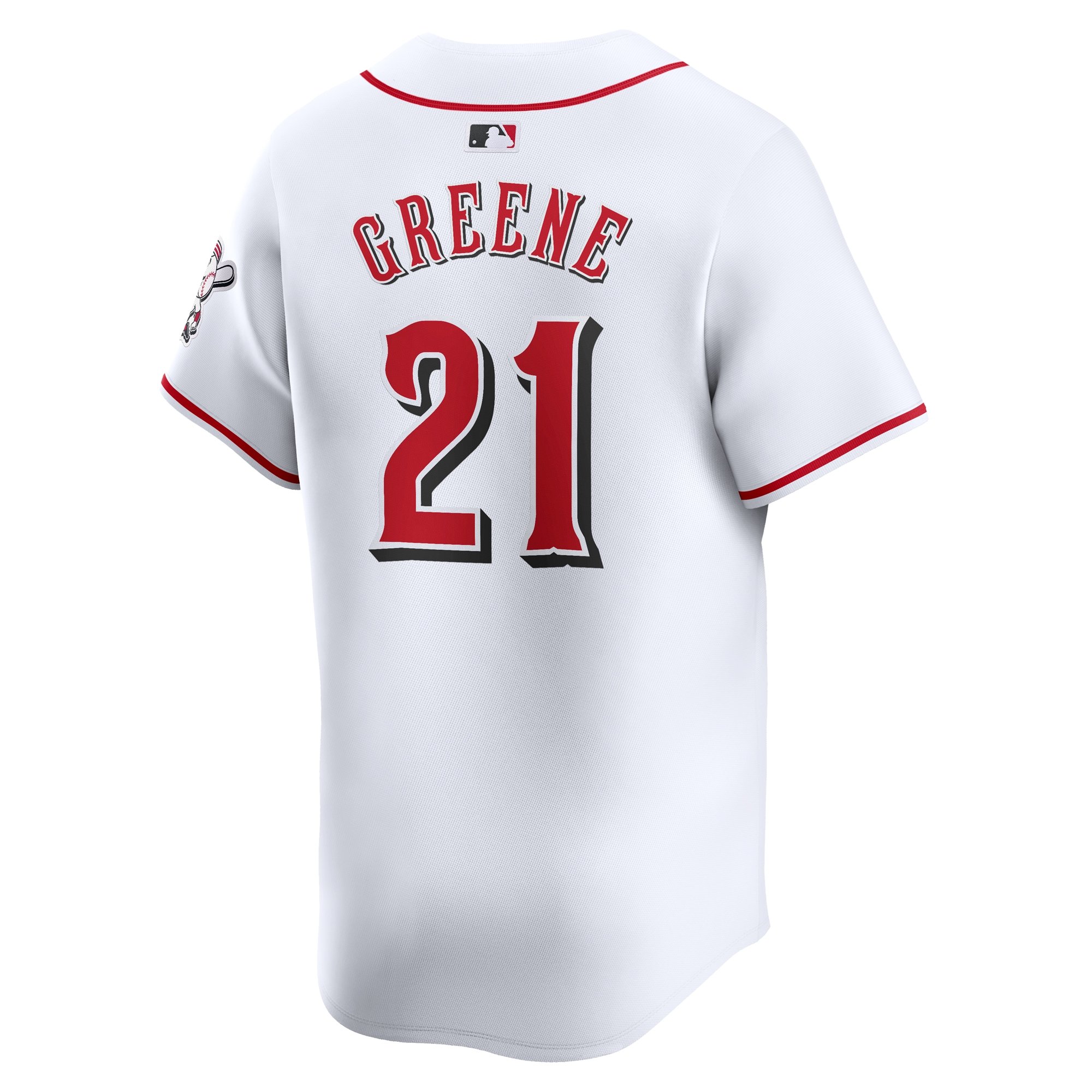 Men's Cincinnati Reds Hunter Greene  White Home Limited Player Jersey