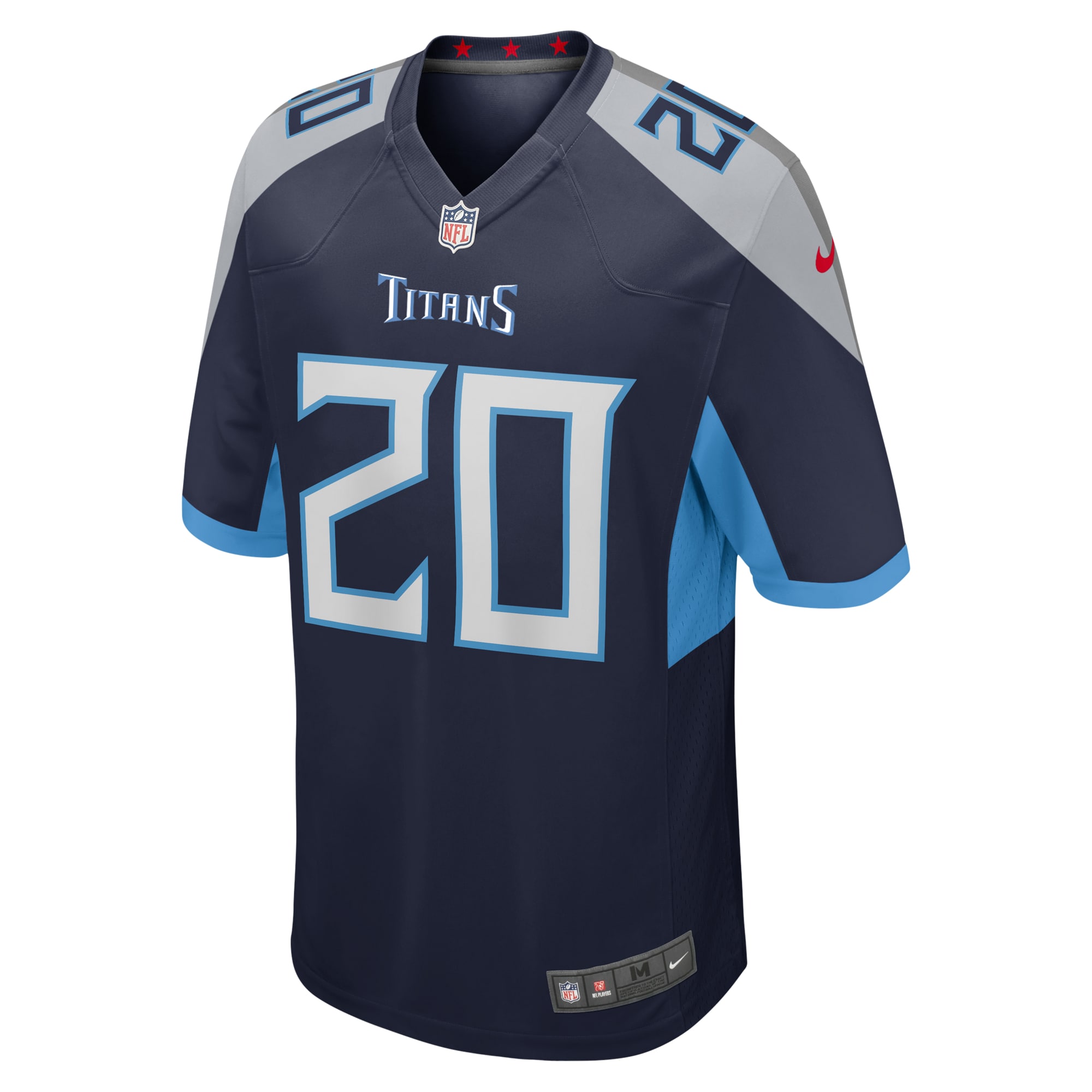 Tony Pollard Tennessee Titans Game Player Jersey - Navy
