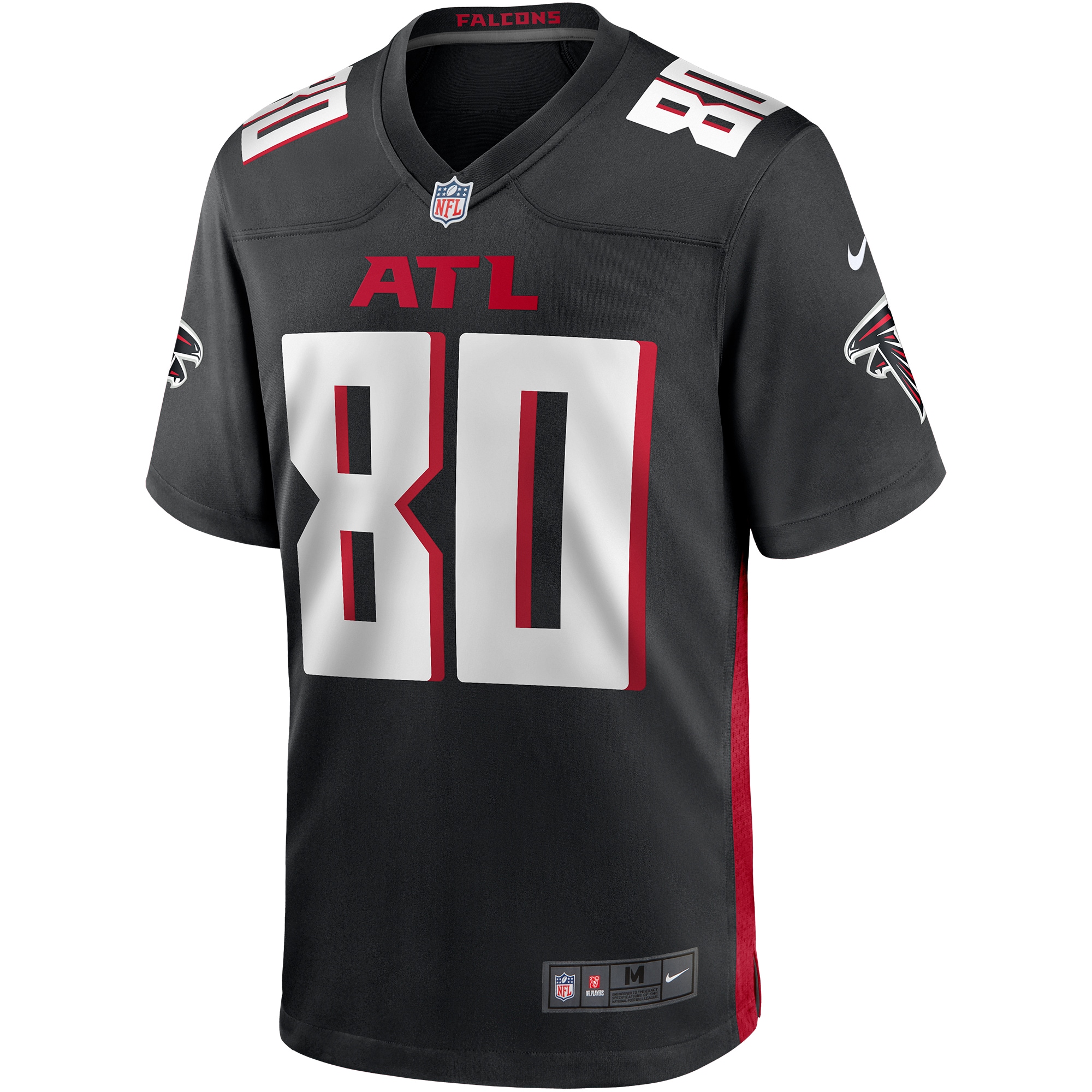 Andre Rison Atlanta Falcons Game Retired Player Jersey - Black