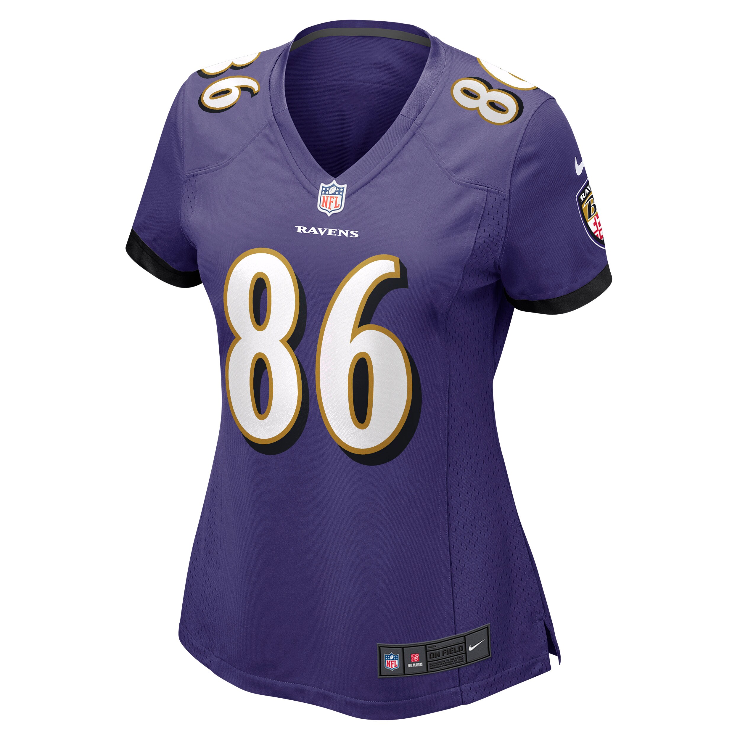 Nick Boyle Baltimore Ravens  Women's Game Jersey - Purple