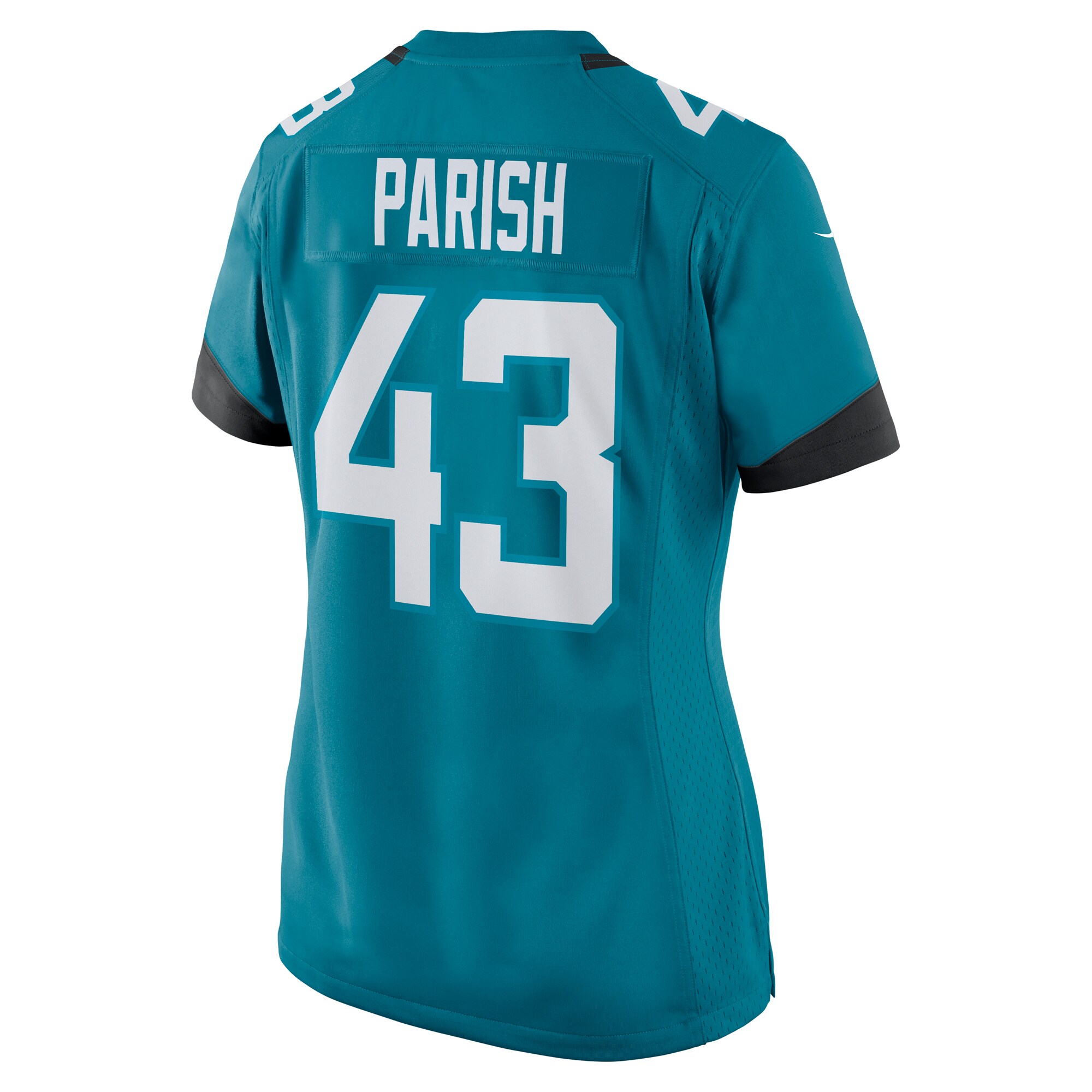 Derek Parish Jacksonville Jaguars Women's  Game Jersey -  Teal