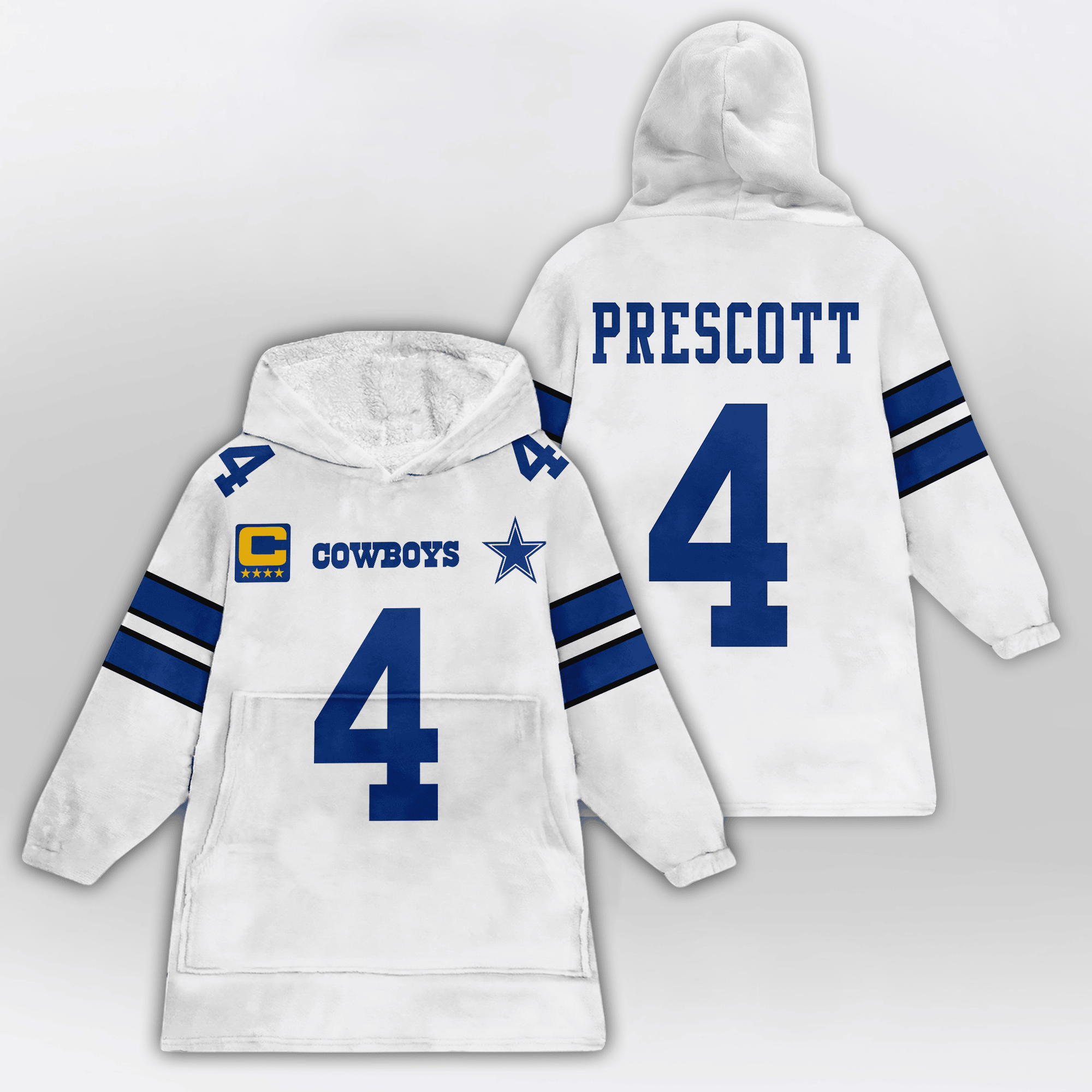 Kid D.P 4 Captain Dallas Football Unisex Blanket Hoodie