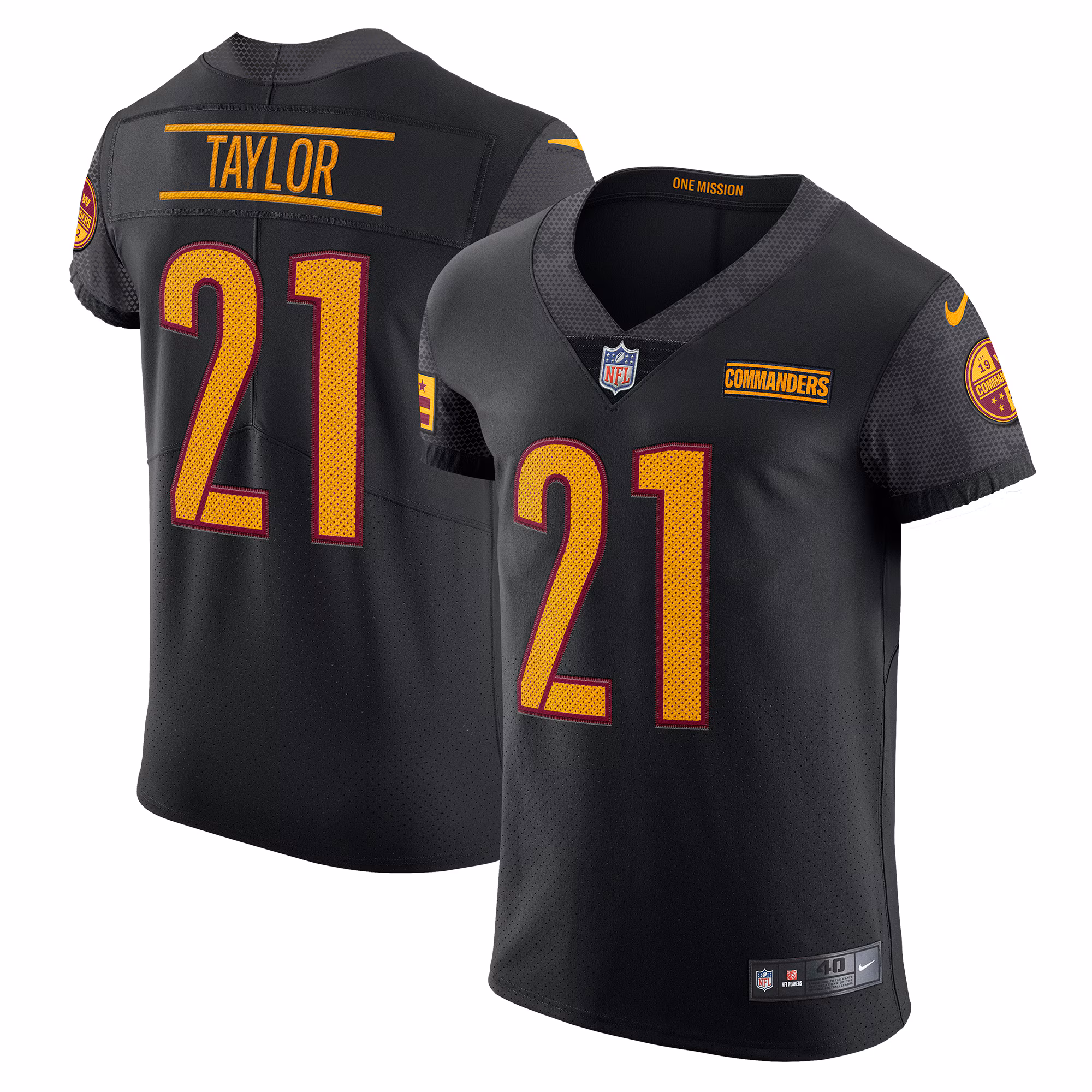 Sean Taylor Washington Commanders Vapor Elite Retired Player Jersey - Black
