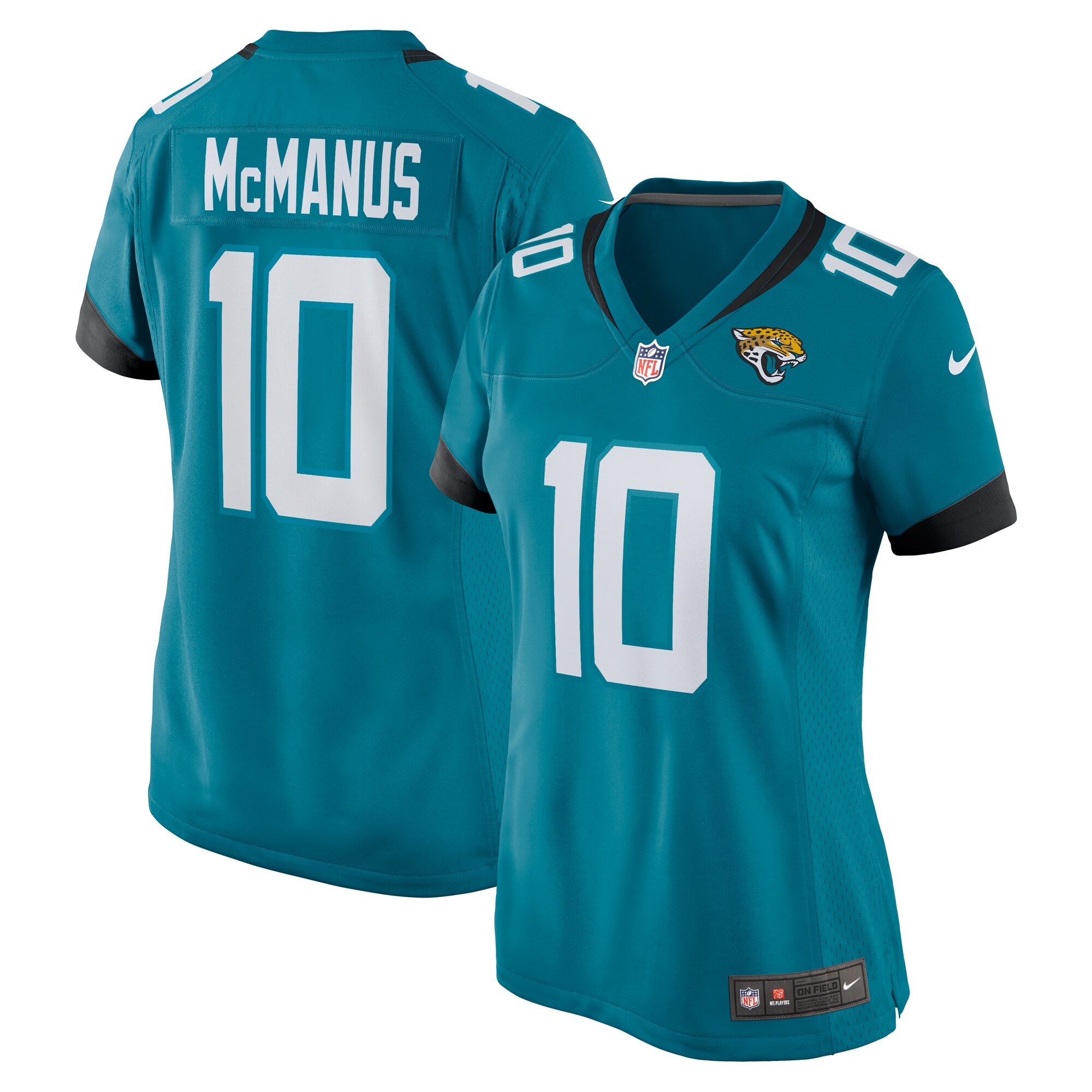 Brandon McManus Jacksonville Jaguars Women's Team Game Jersey -  Teal