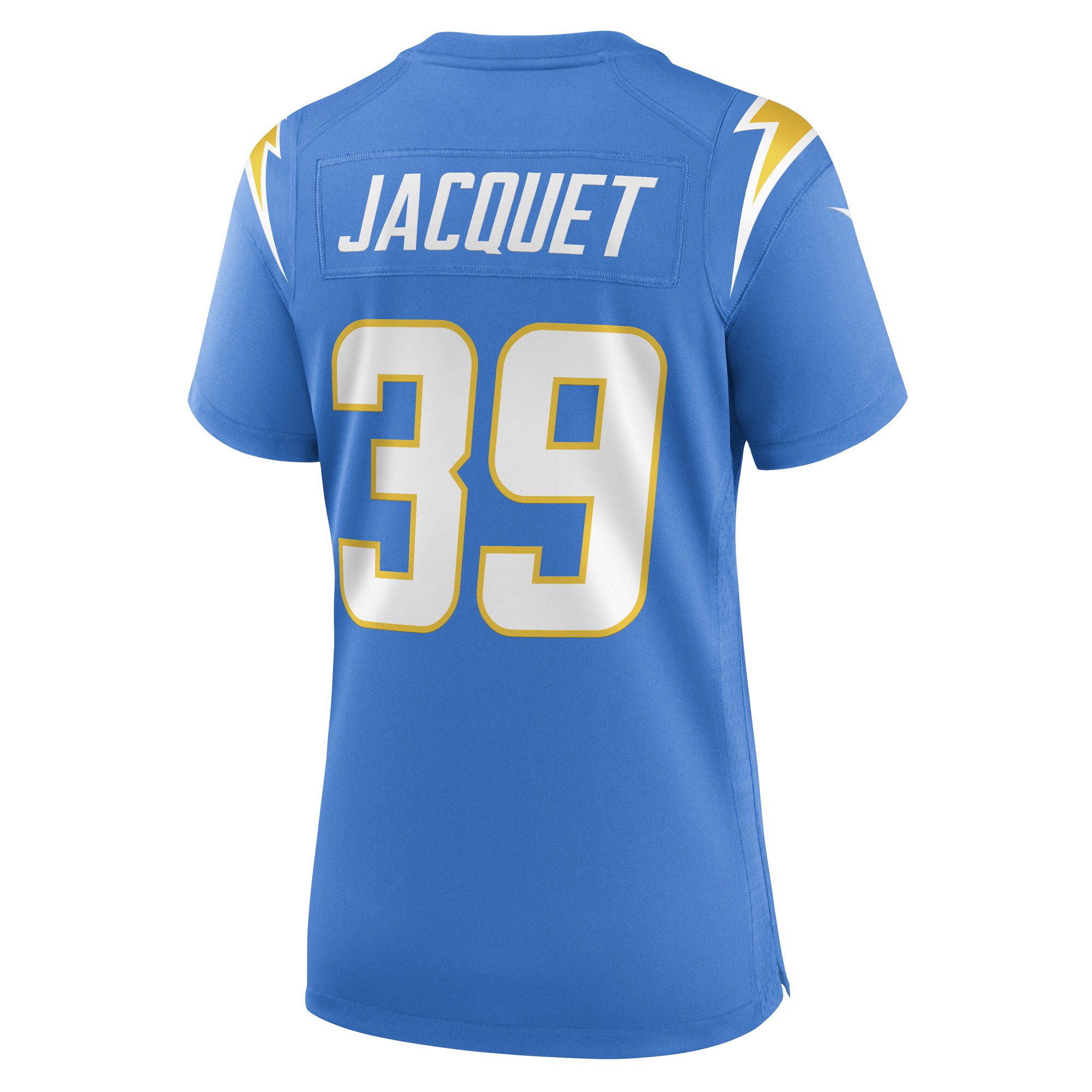 Michael Jacquet Los Angeles Chargers  Women's Game Player Jersey - Powder Blue