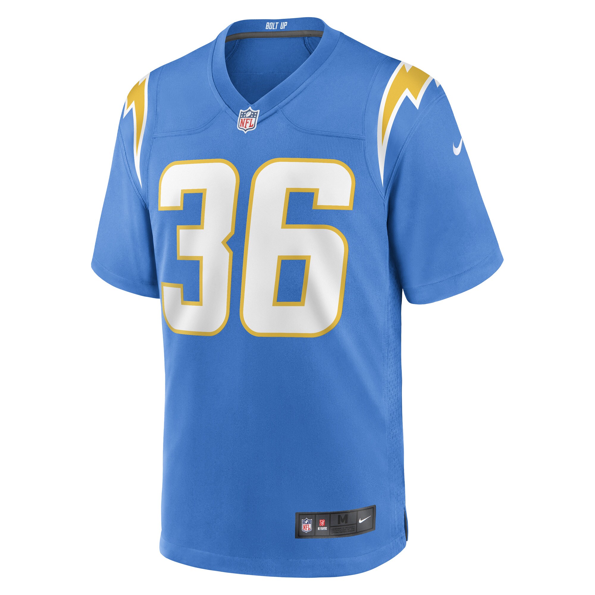 Ja'Sir Taylor Los Angeles Chargers  Game Player Jersey - Powder Blue