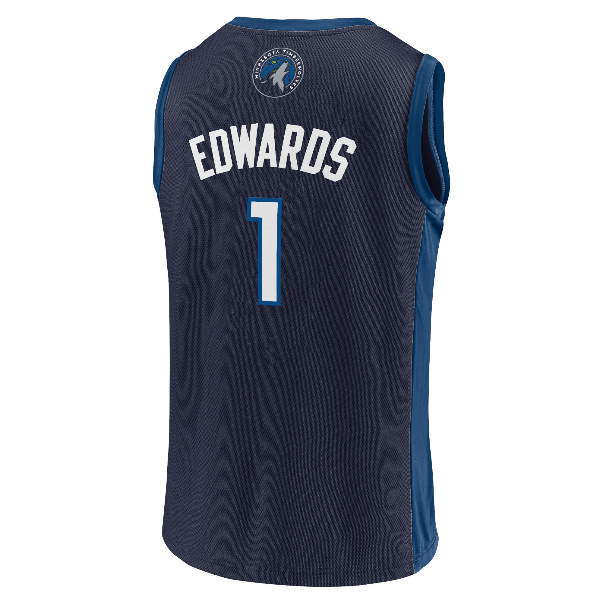Men's Anthony Edwards Navy Minnesota Timberwolves Team Player Jersey