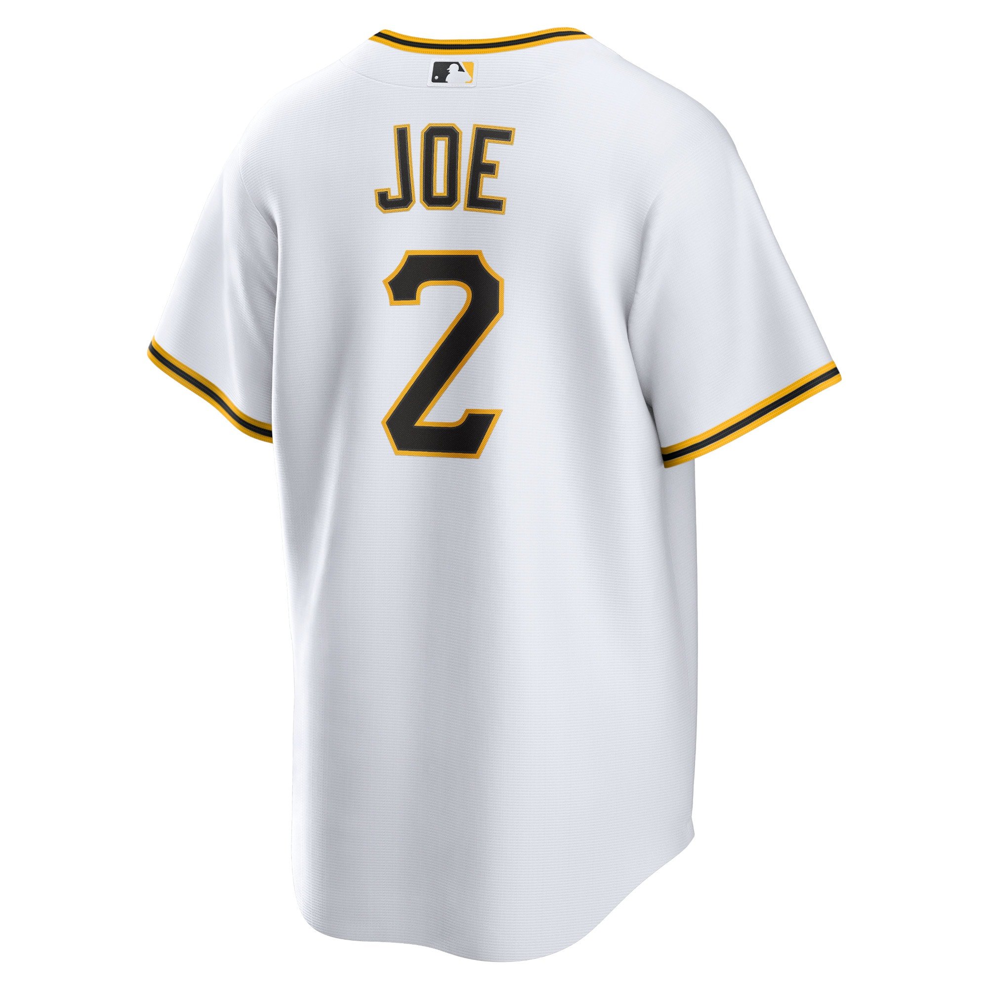 Men's Pittsburgh Pirates Connor Joe  White Home Replica Jersey
