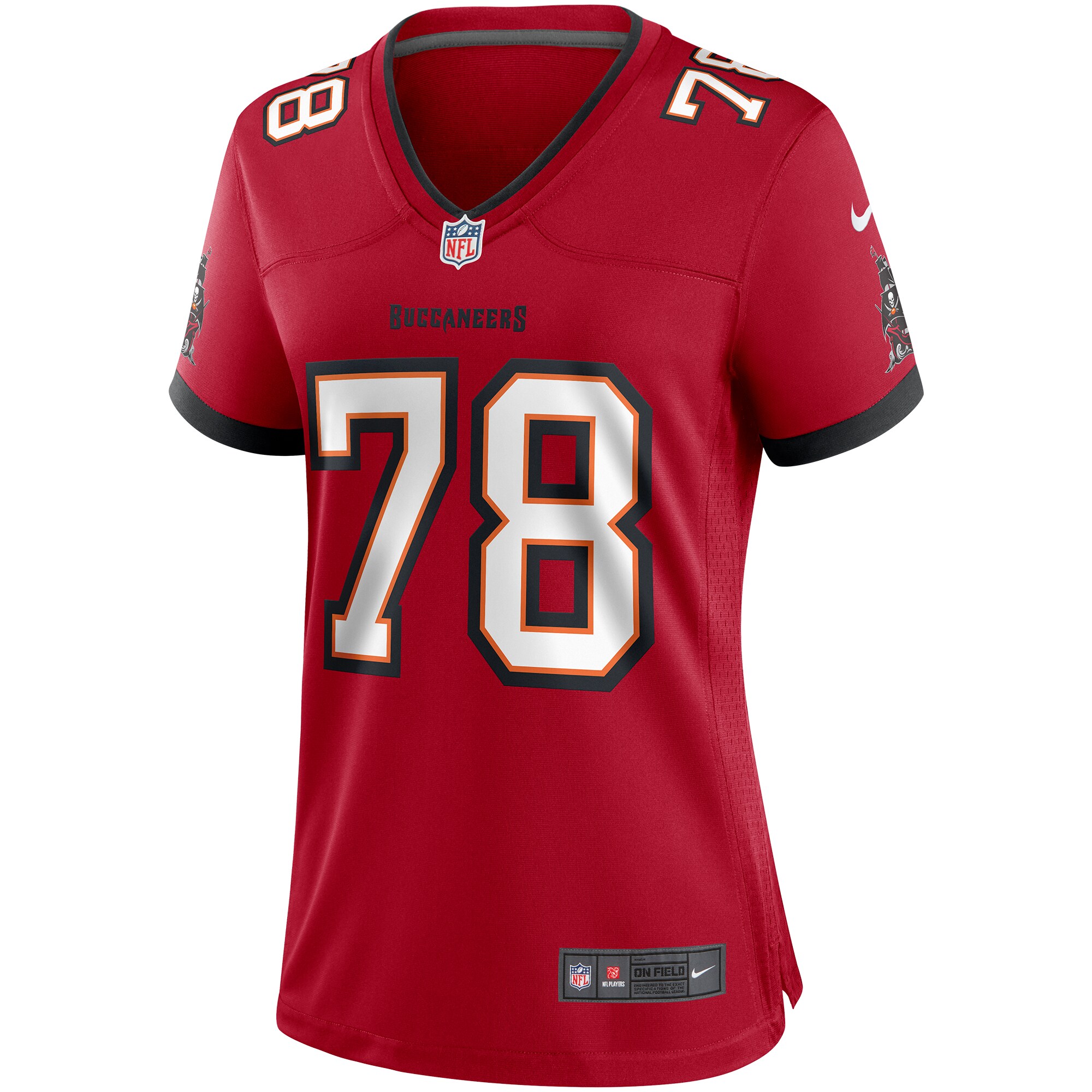 Tristan Wirfs Tampa Bay Buccaneers  Women's Game Jersey - Red