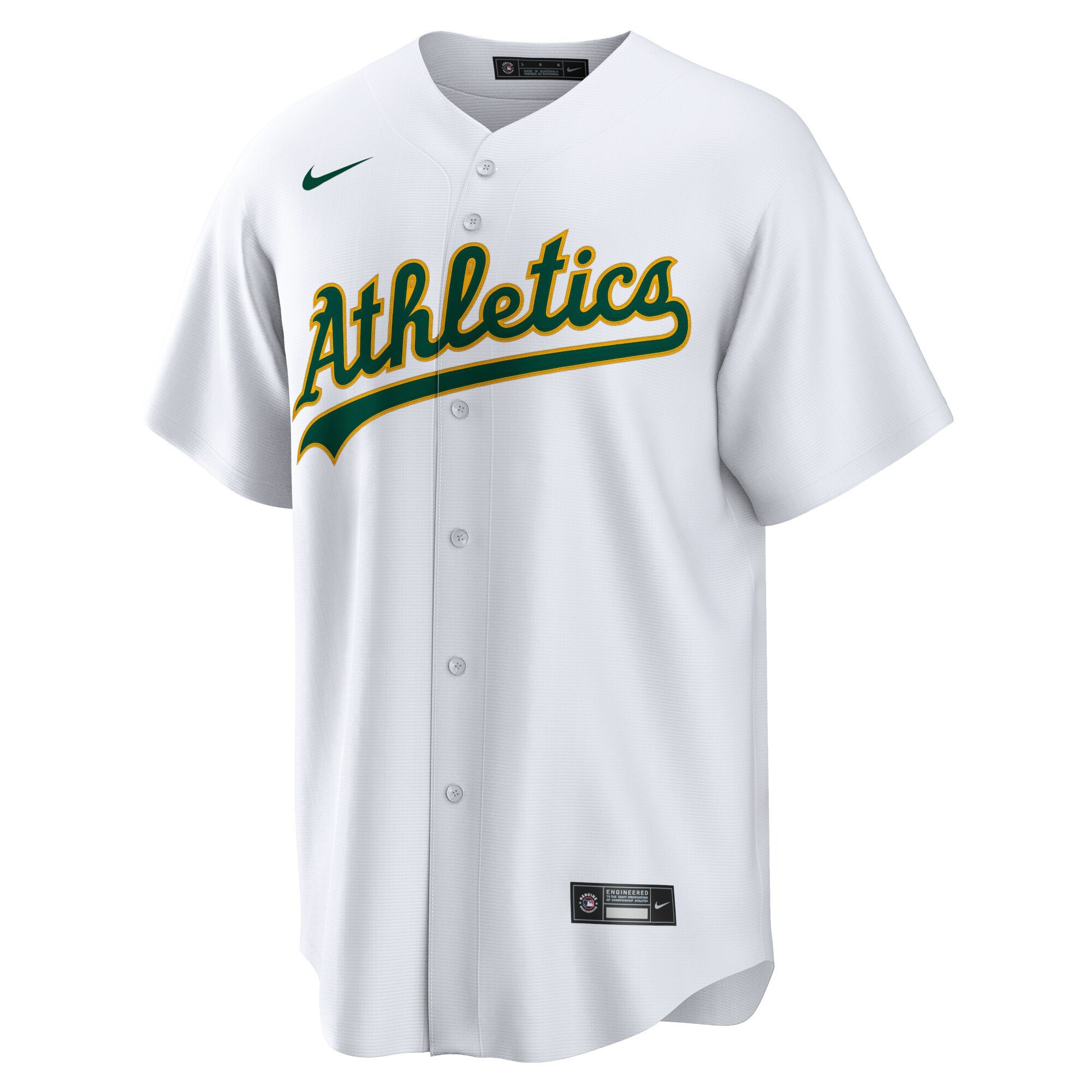 Men's Oakland Athletics Seth Brown  White Home Replica Jersey