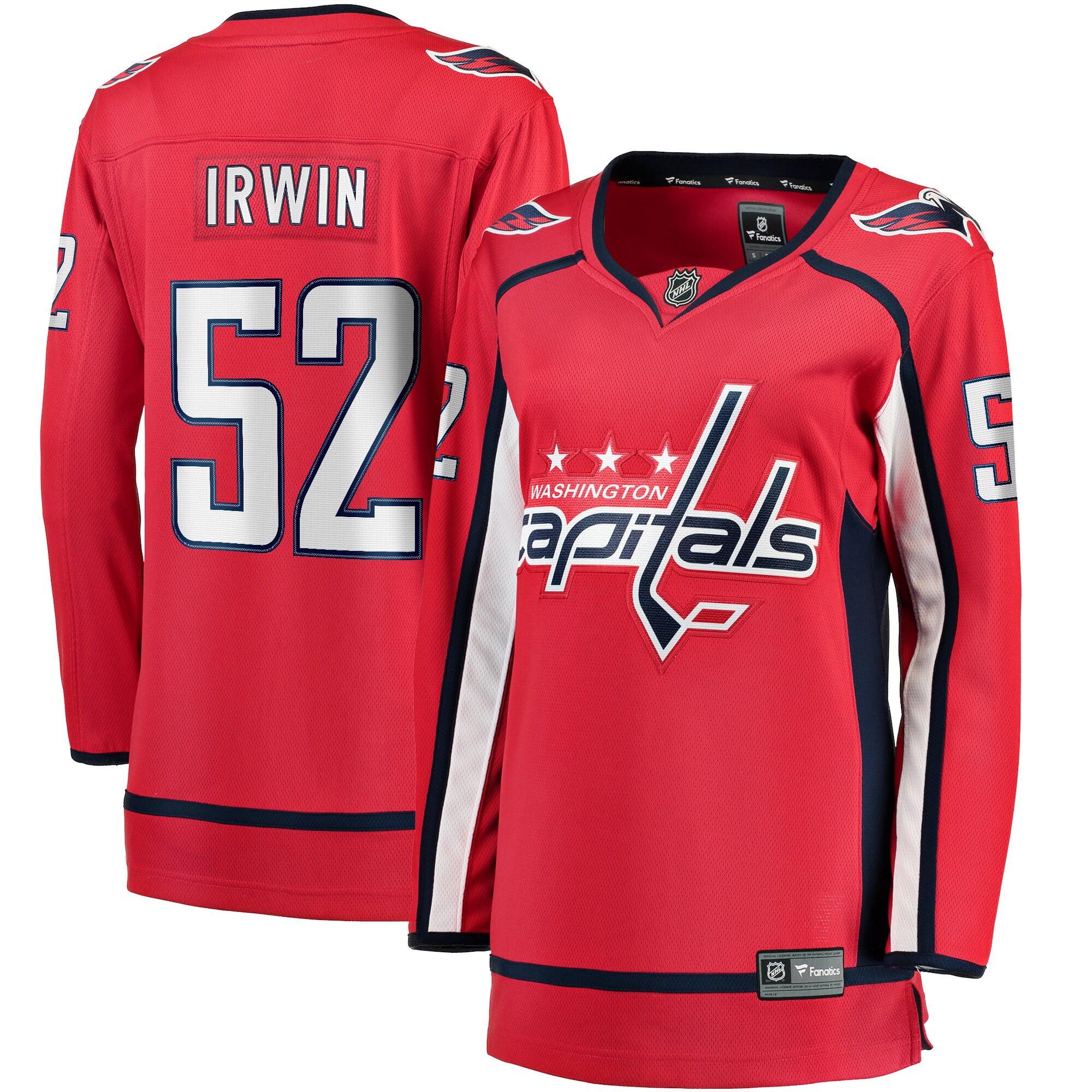 Matt Irwin Washington Capitals Women's Home Breakaway Player Jersey - Red