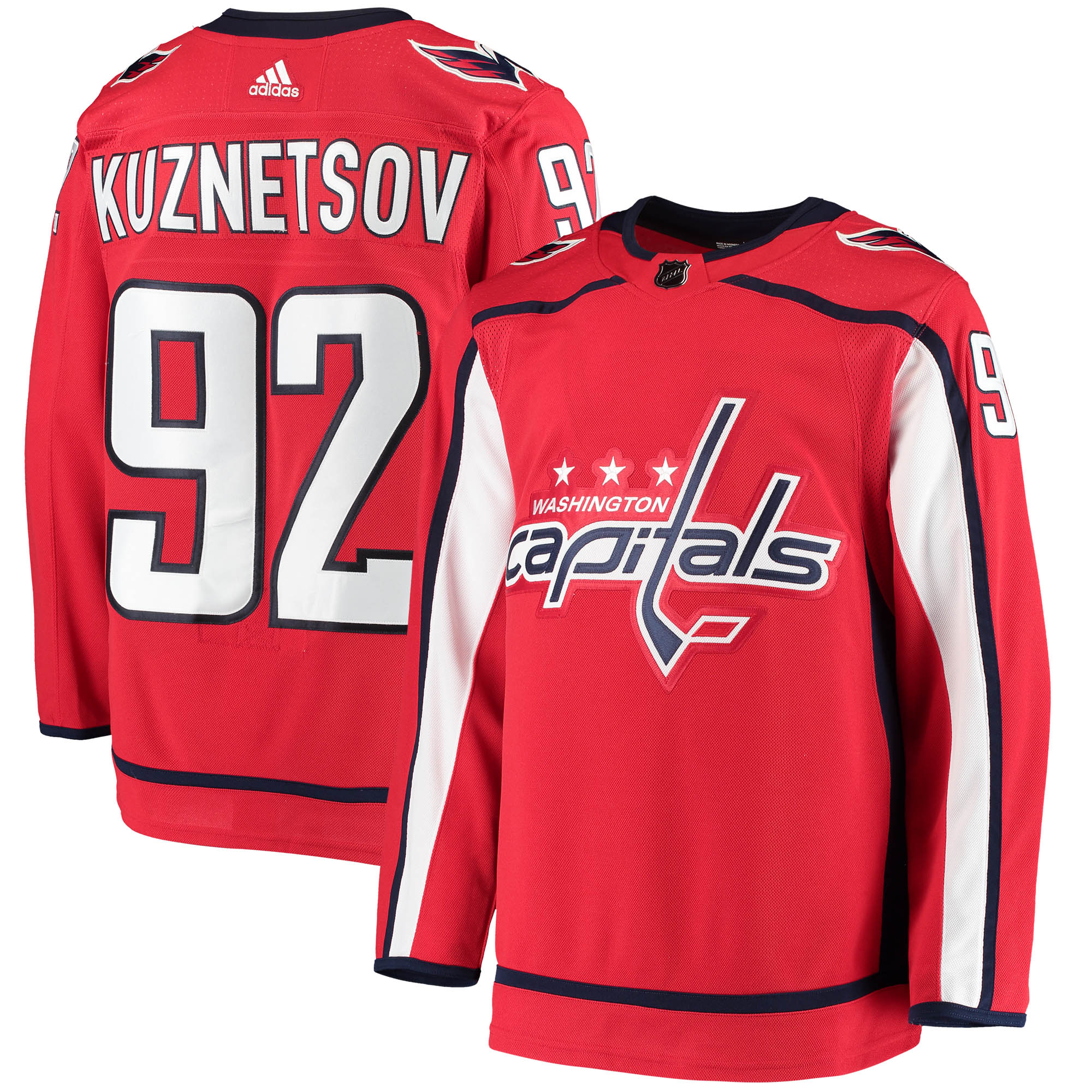 Evgeny Kuznetsov Washington Capitals  Home Authentic Player Jersey - Red
