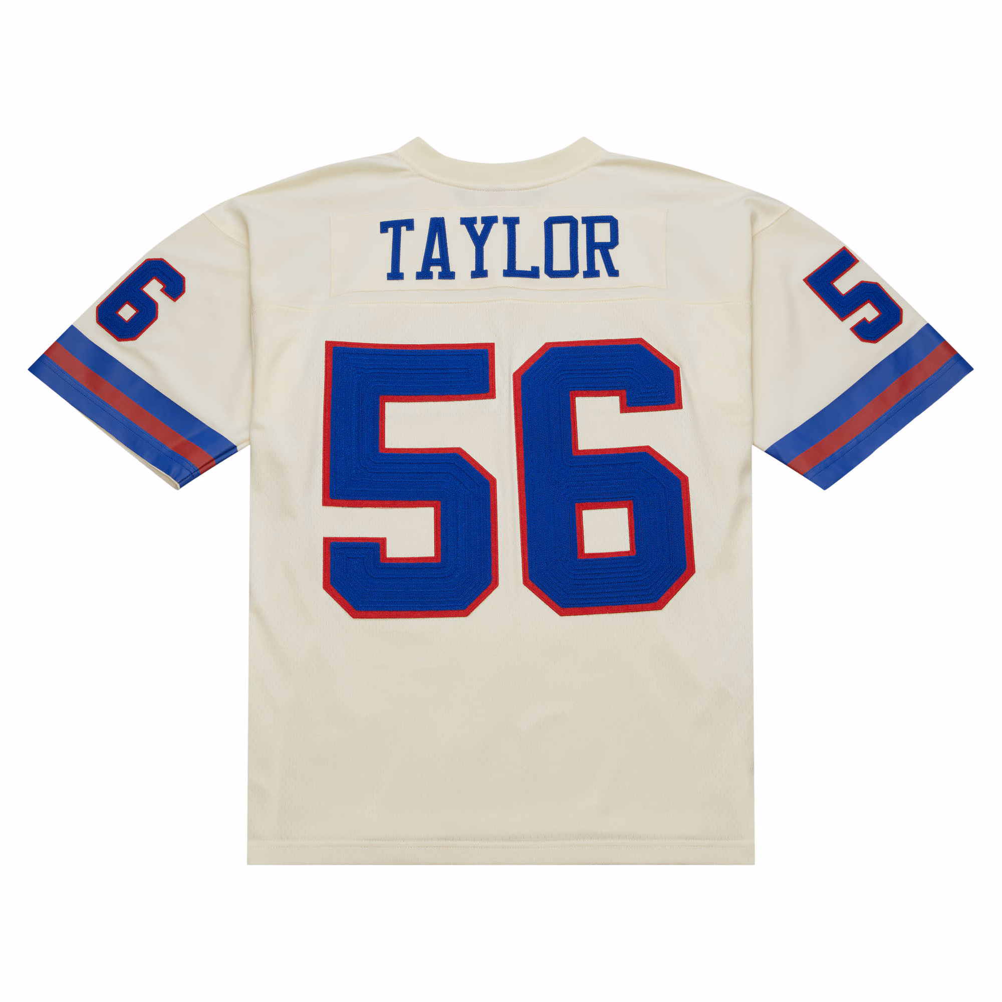 Lawrence Taylor New York Giants Chainstitch Legacy Jersey - Cream