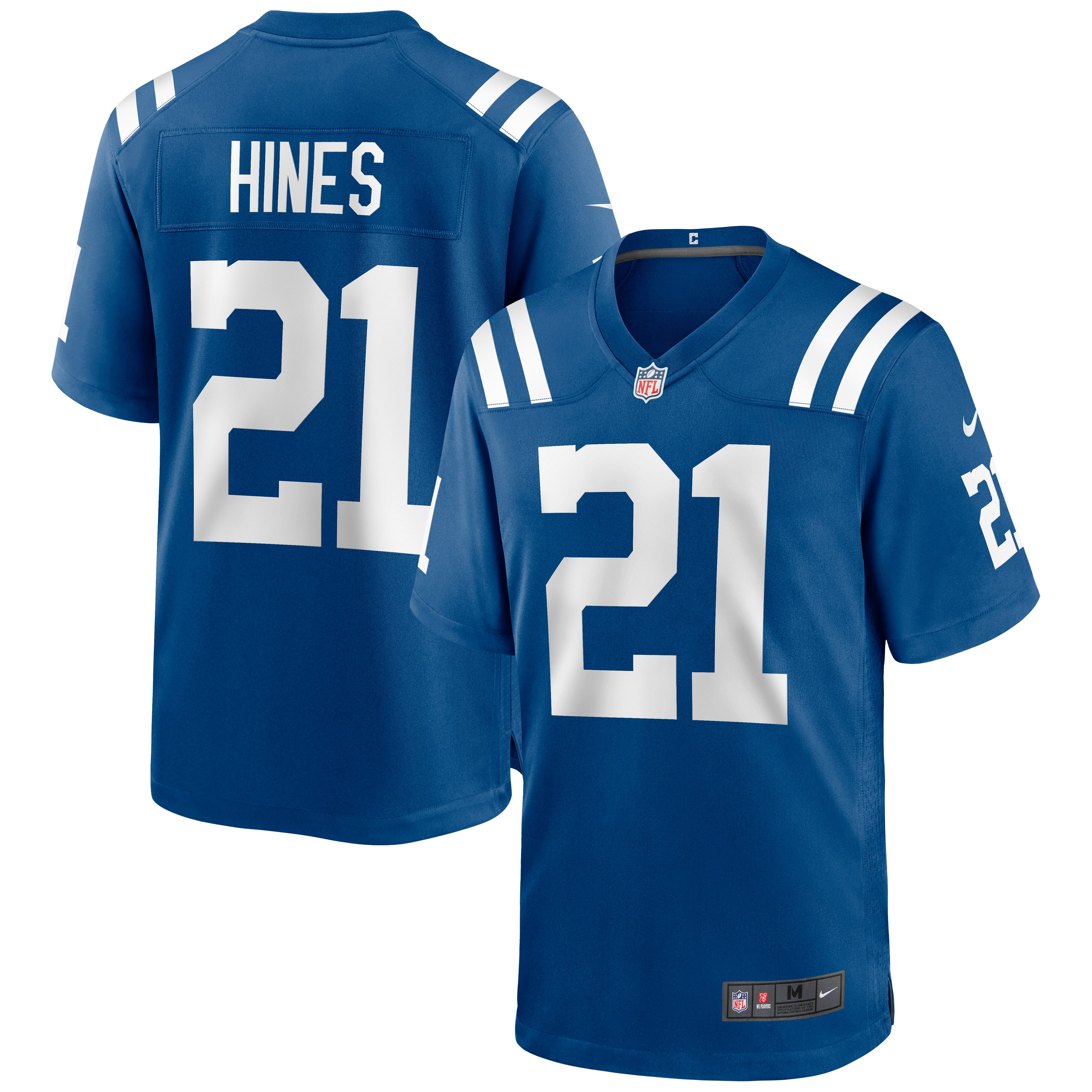 Nyheim Hines Indianapolis Colts  Game Jersey - Royal