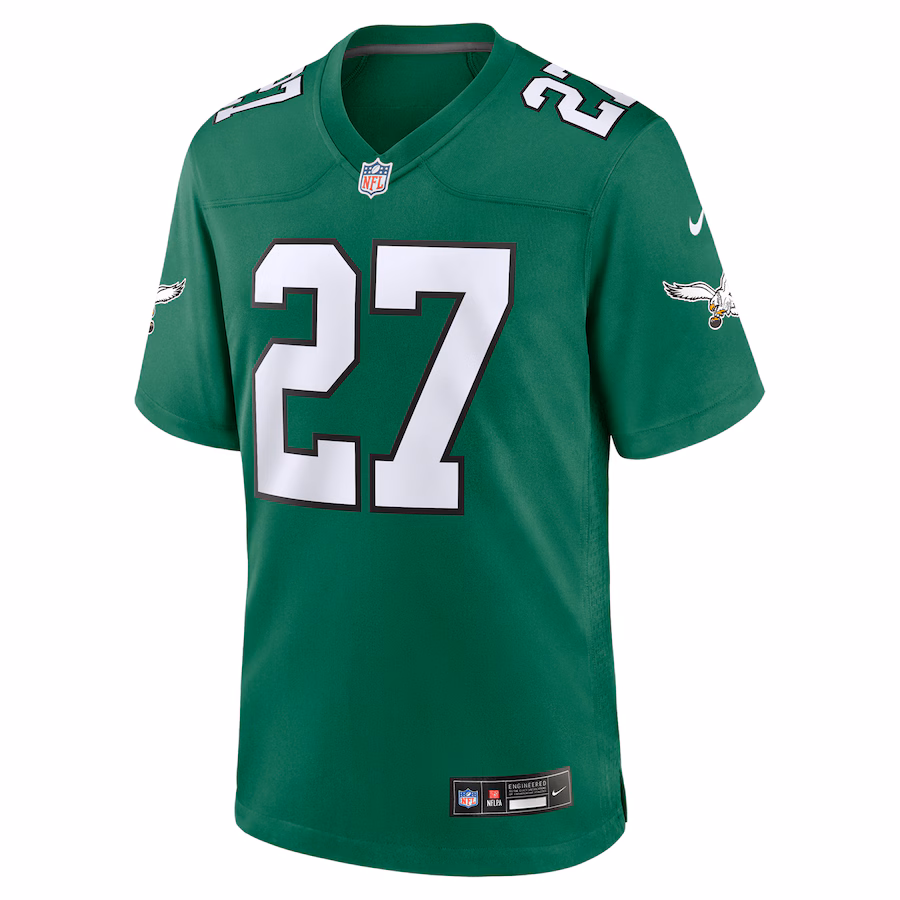 Men's Quinyon Mitchell #27 Kelly Green Philadelphia Eagles Alternate Game Jersey