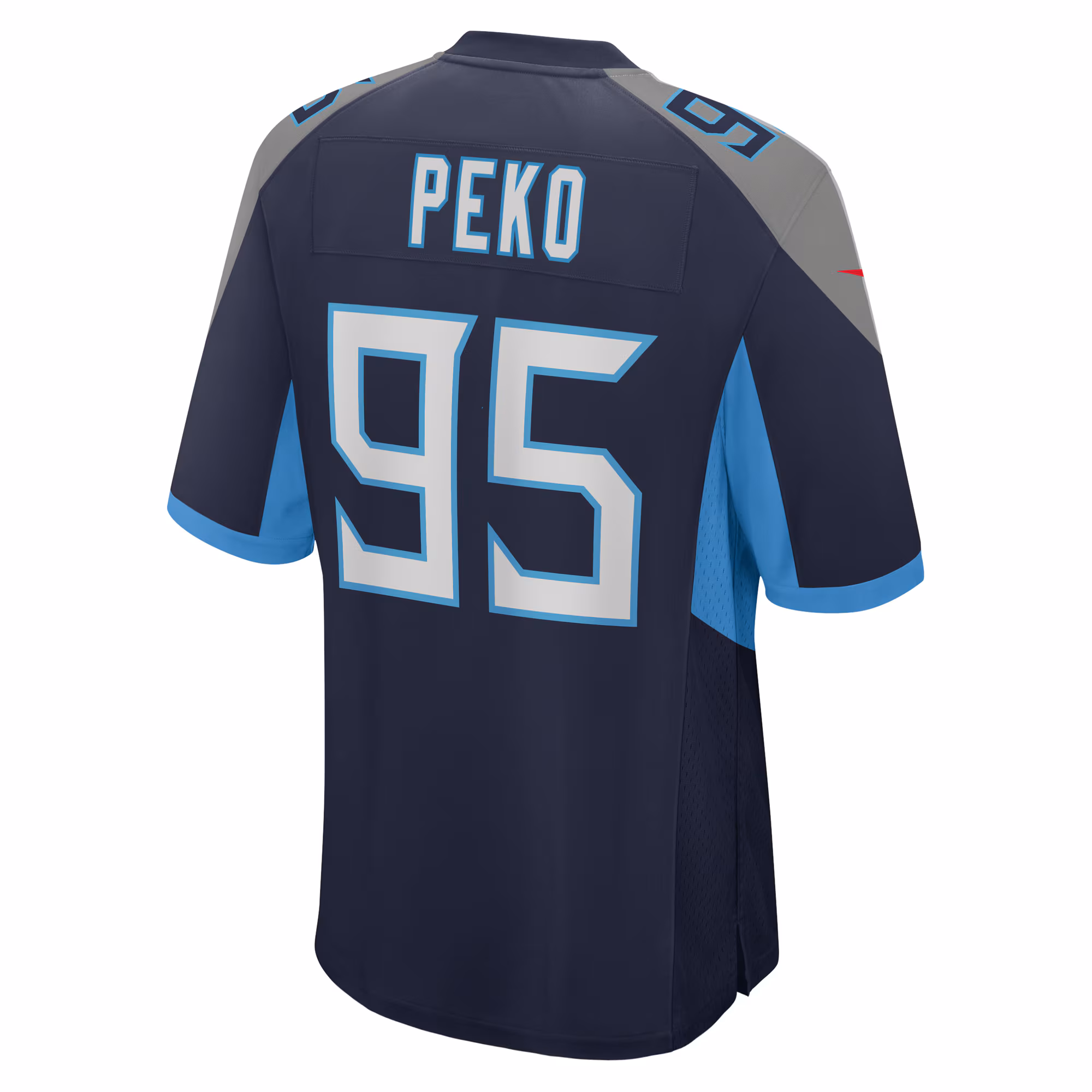 Kyle Peko Tennessee Titans Team Game Jersey -  Navy