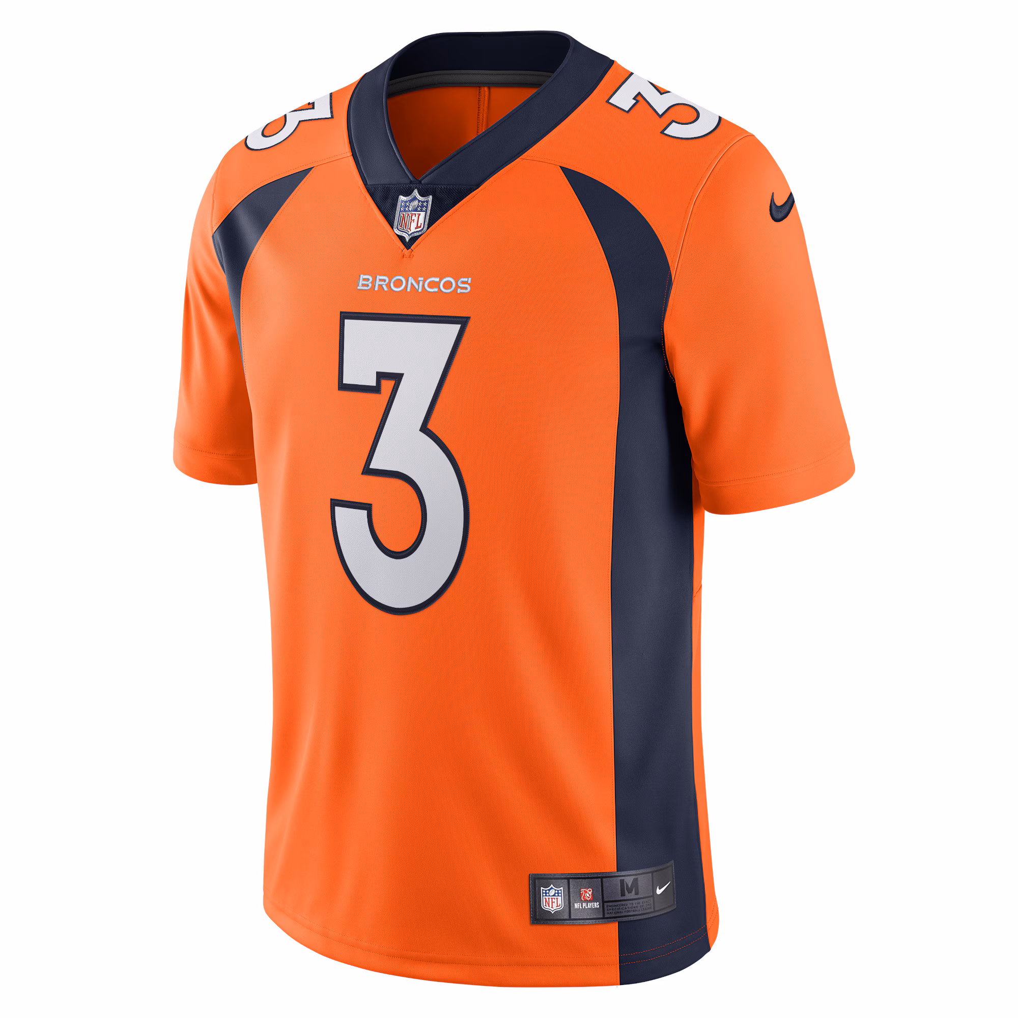 Russell Wilson Denver Broncos Team Vapor Limited Jersey - Orange