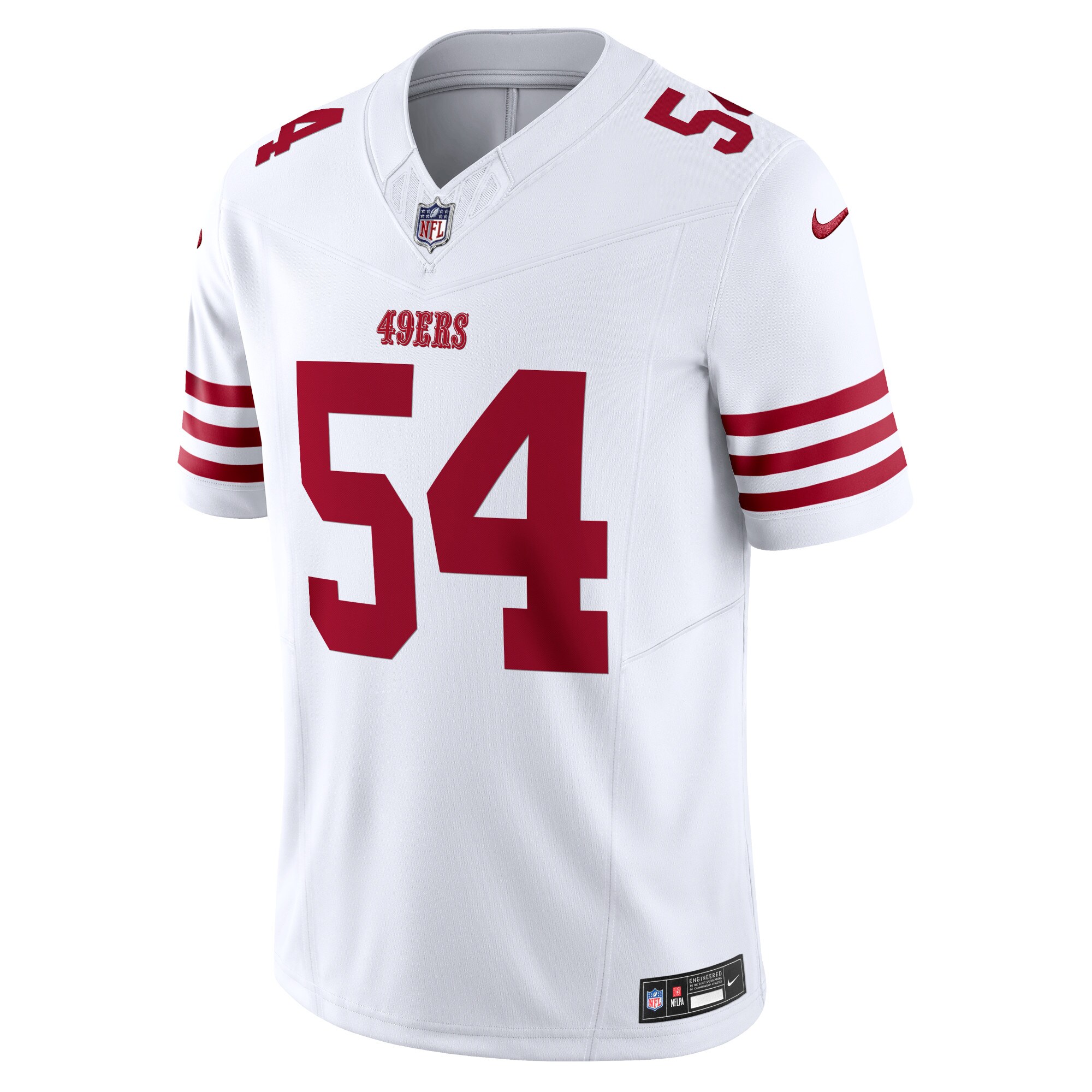 Fred Warner San Francisco 49ers  Vapor F.U.S.E. Limited Jersey - White
