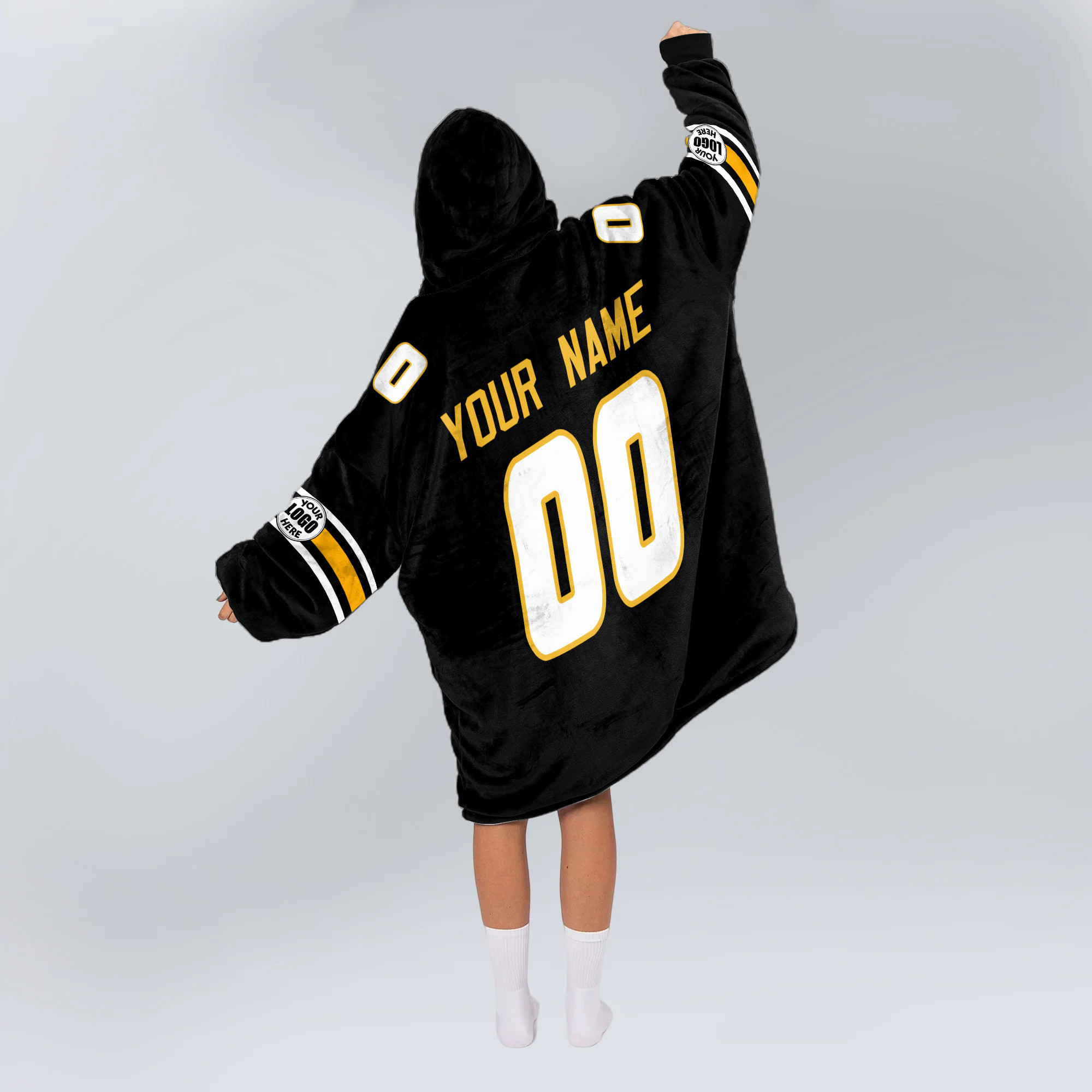 Adult Custom Blanket Hoodie Missouri Inspired Color