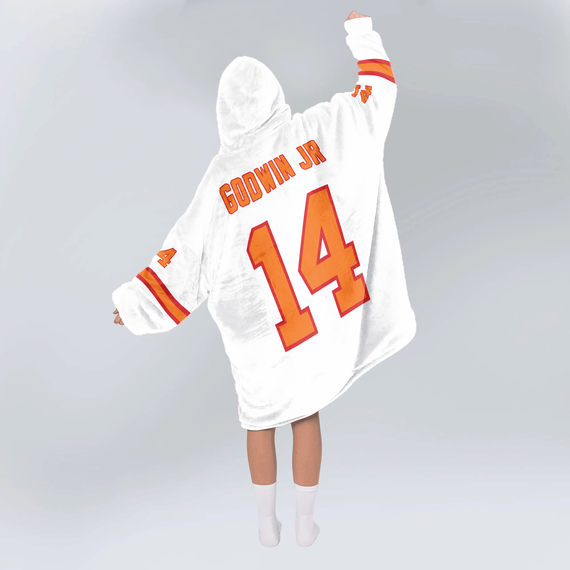 Adult 14 Tampa Bay Football 50th Season Game Unisex Blanket Hoodie