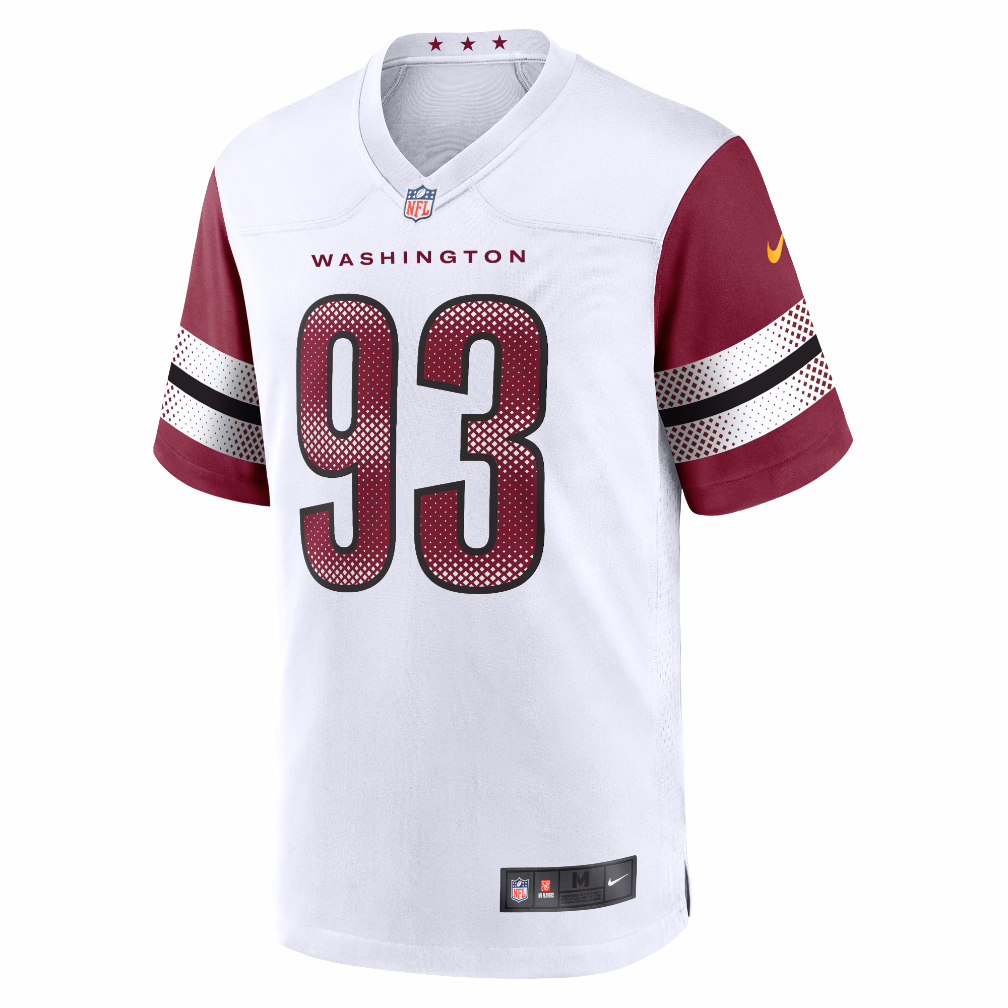 Jonathan Allen Washington Commanders Game Jersey - Burgundy