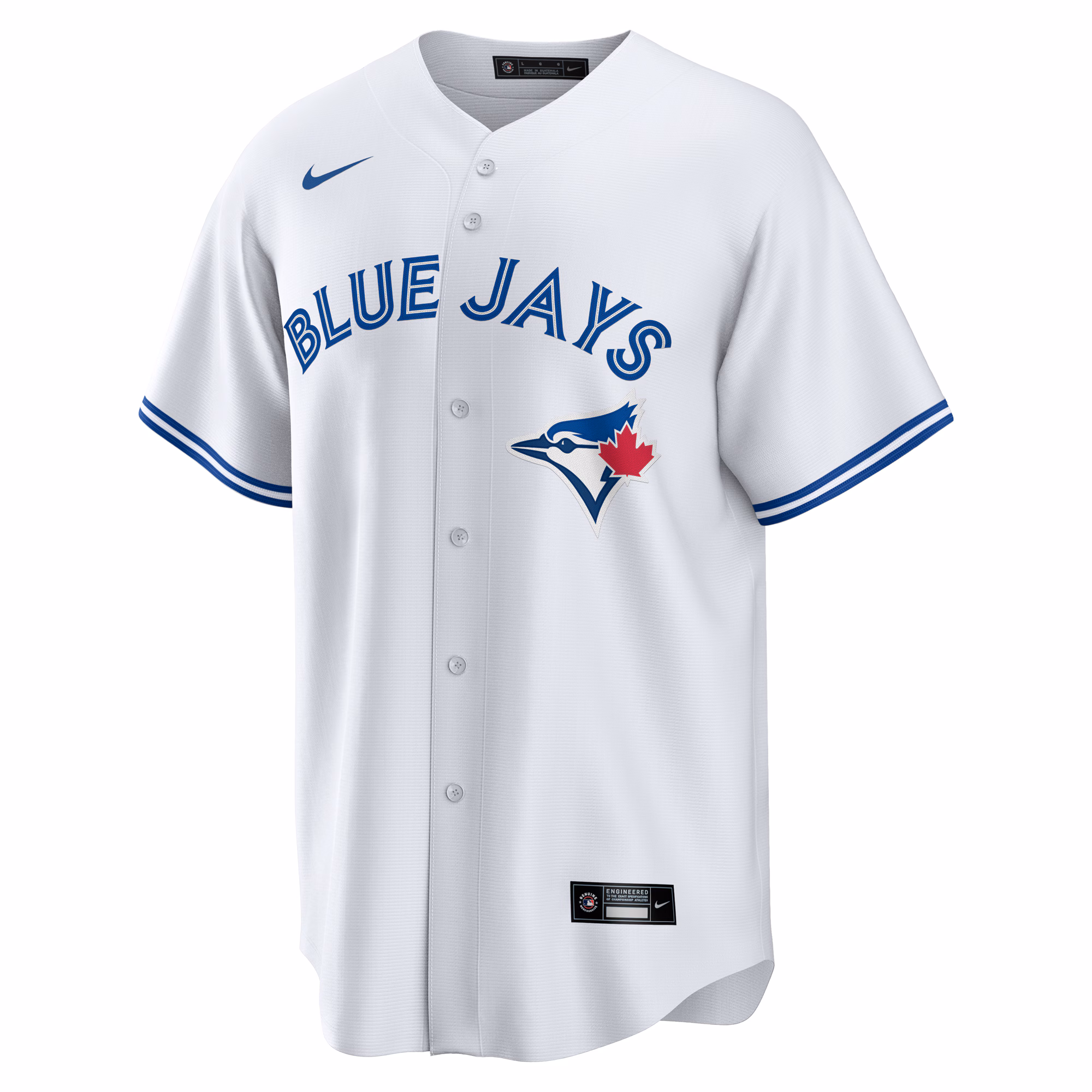 Nathan Lukes #38 Toronto Blue Jays Home Replica Jersey - White