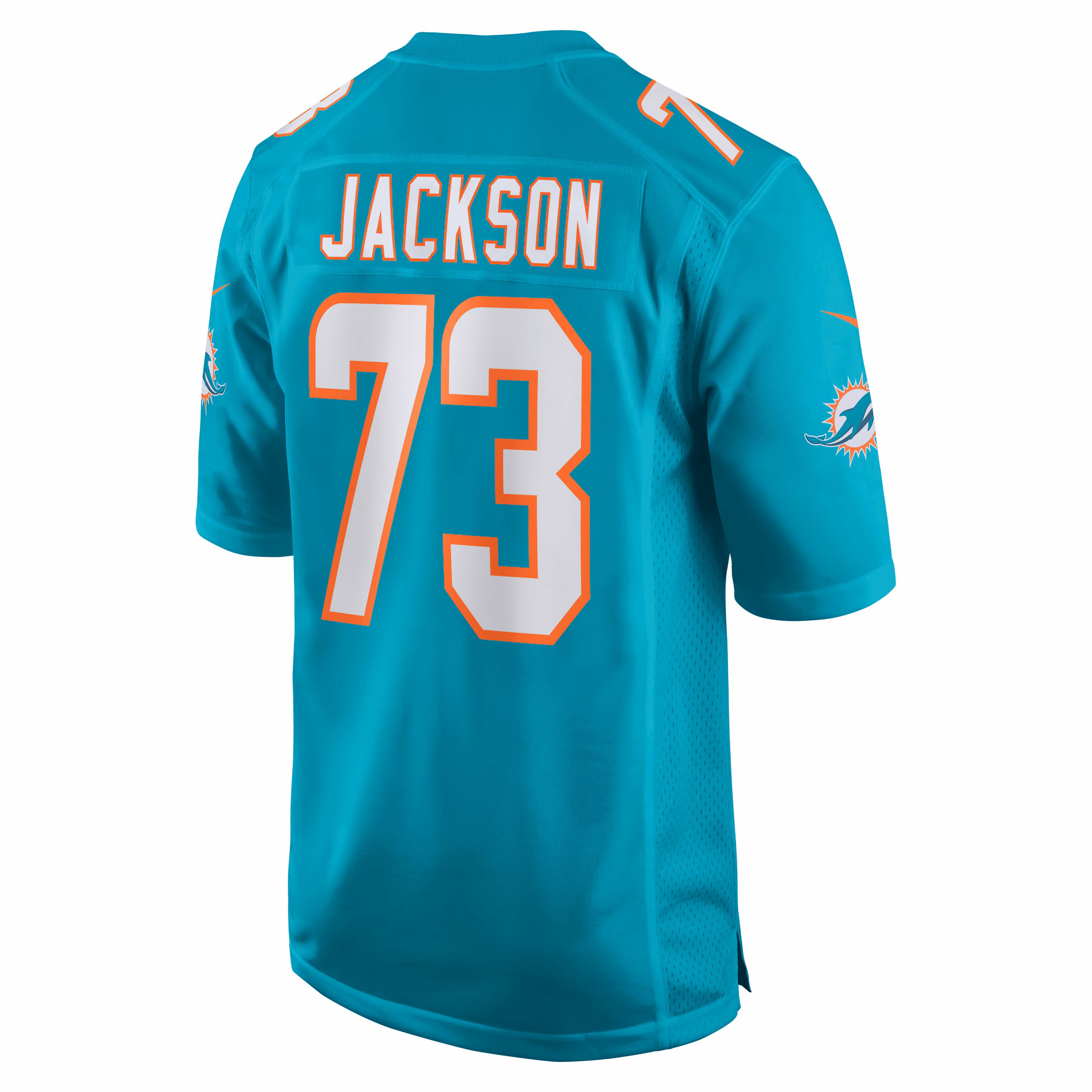 Austin Jackson Miami Dolphins Player Game Jersey - Aqua