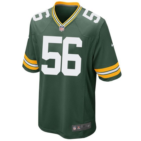 Green Bay Packers #56 Edgerrin Cooper Home Game Jersey-Fir Green
